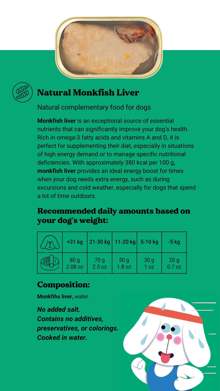 Canumi Natural Monkfish Liver