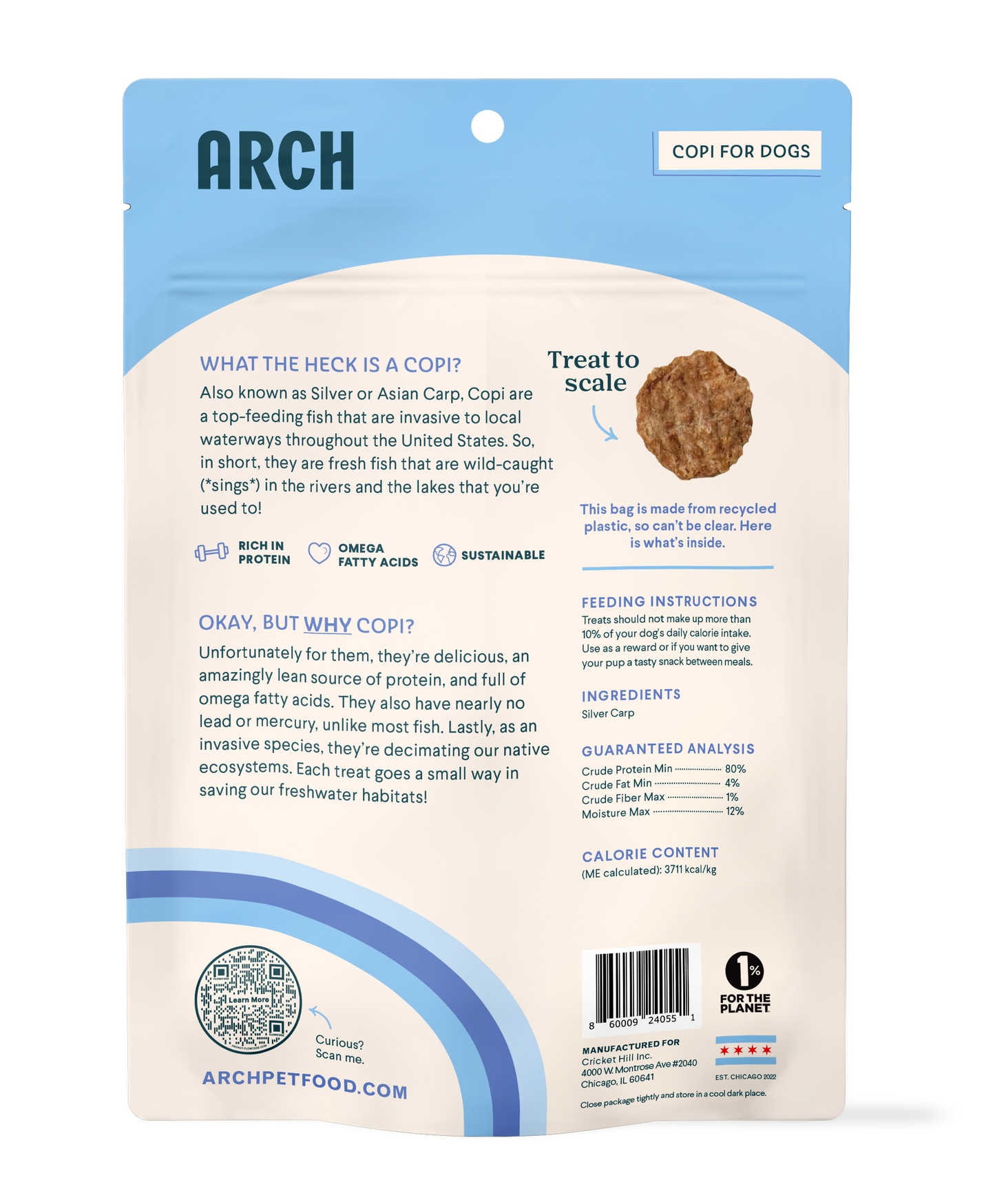 Hypoallergenic Eco-Friendly Fish Treat For Dogs