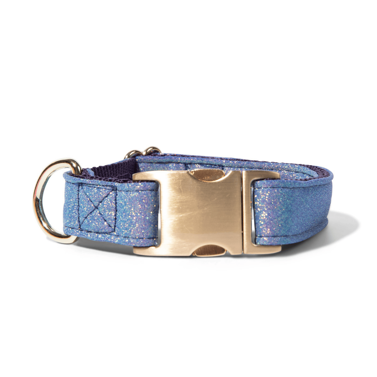 Jolie Purple Glitter Dog Collar