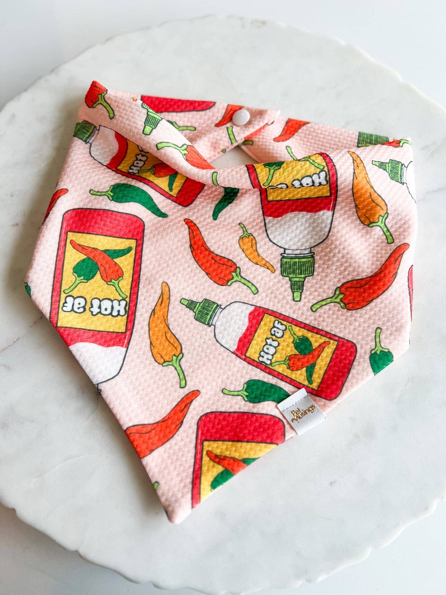 Hot AF Wrinkle Resistant Bandana: Medium/large
