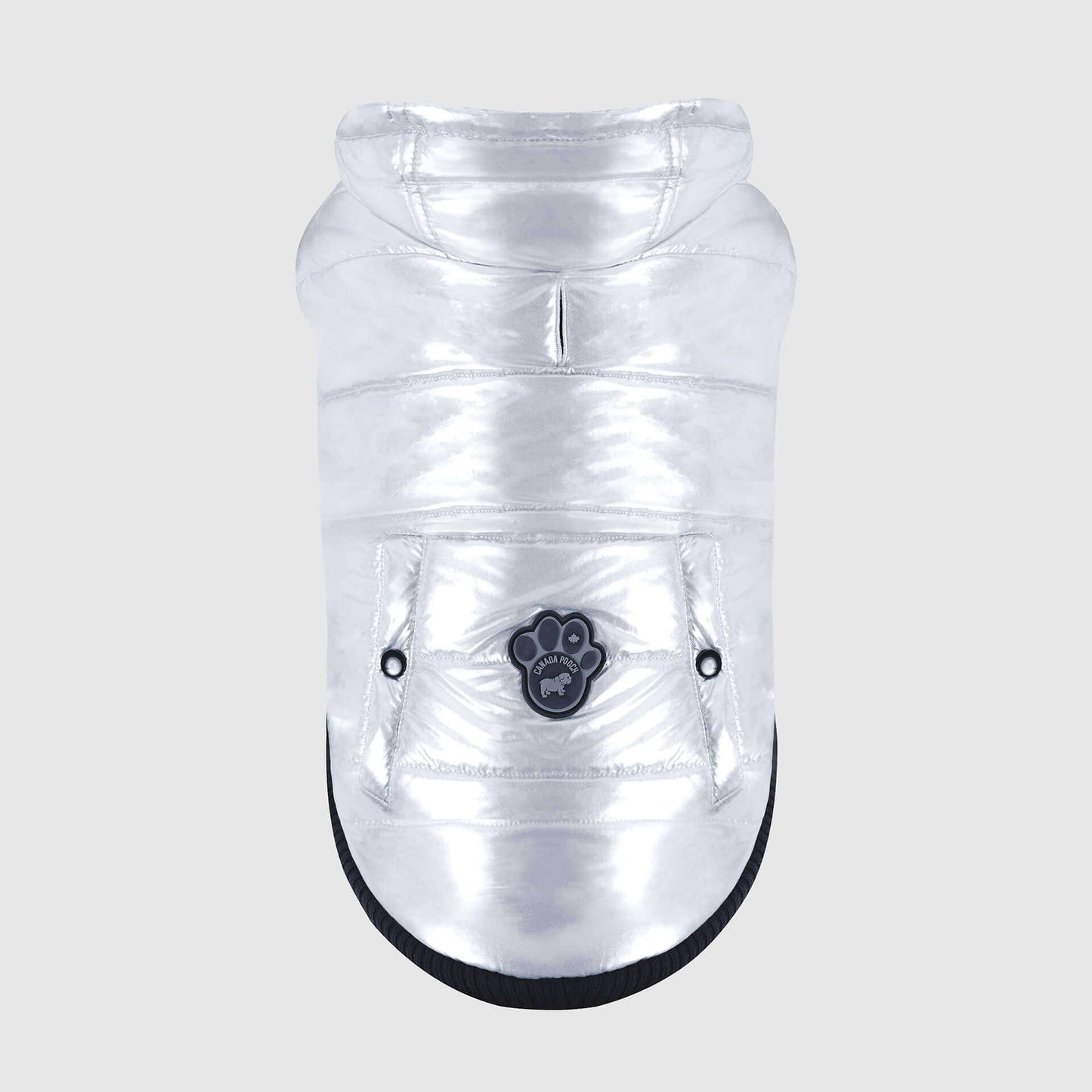 Shiny Puffer Vest- Dog Coat: Iridescent / 16