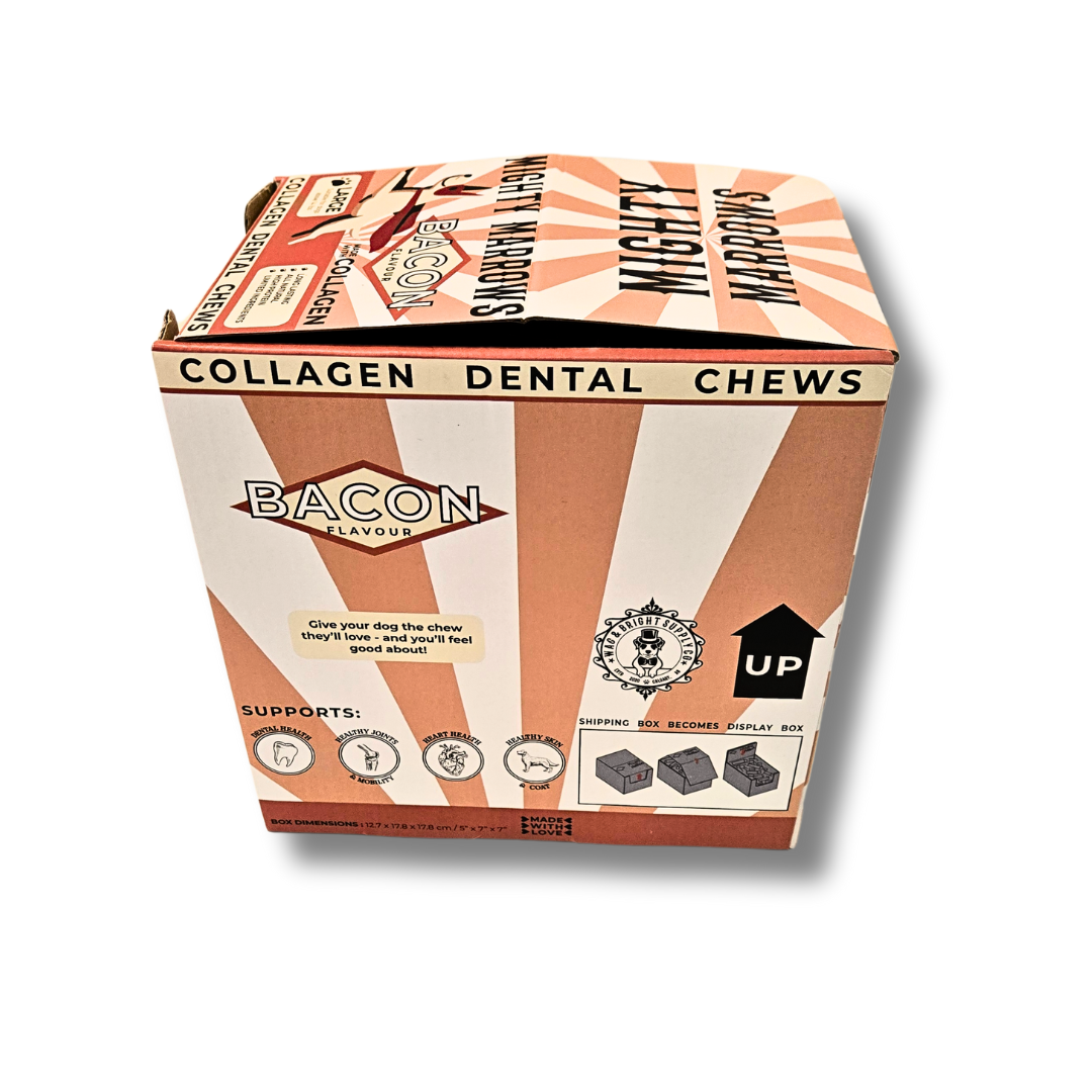 Mighty Marrows Collagen Dental Chew - Spirulina Beef