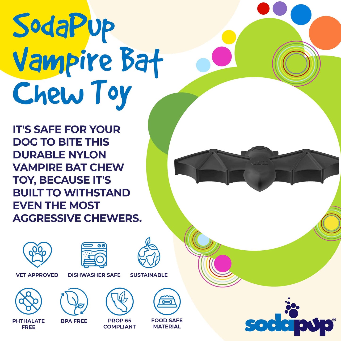 Nylon Bat Chew Toy