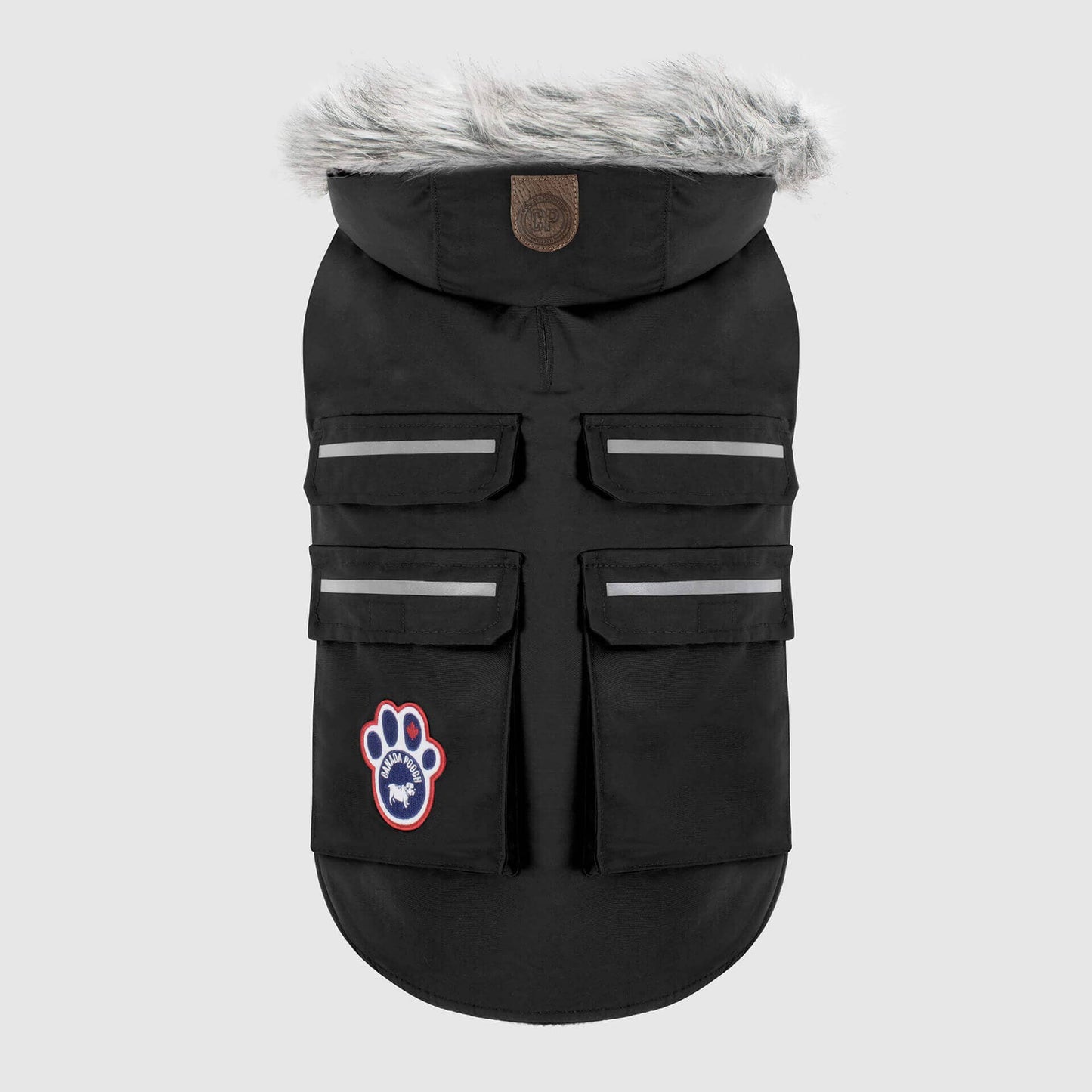 Everest Explorer Jacket- Dog Coat: Red Reflective / 22