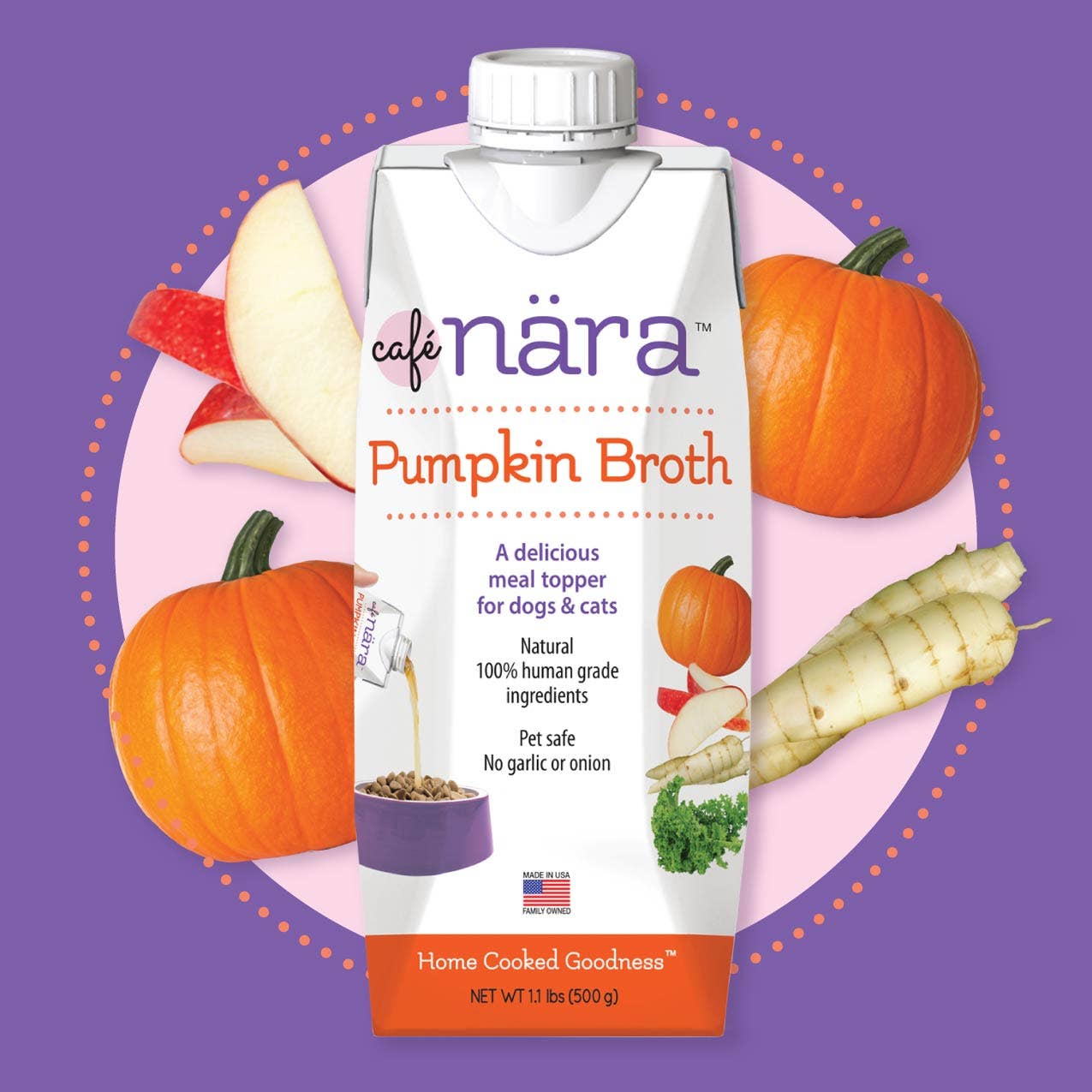 Cafe Nara Pumpkin Broth for Dogs & Cats