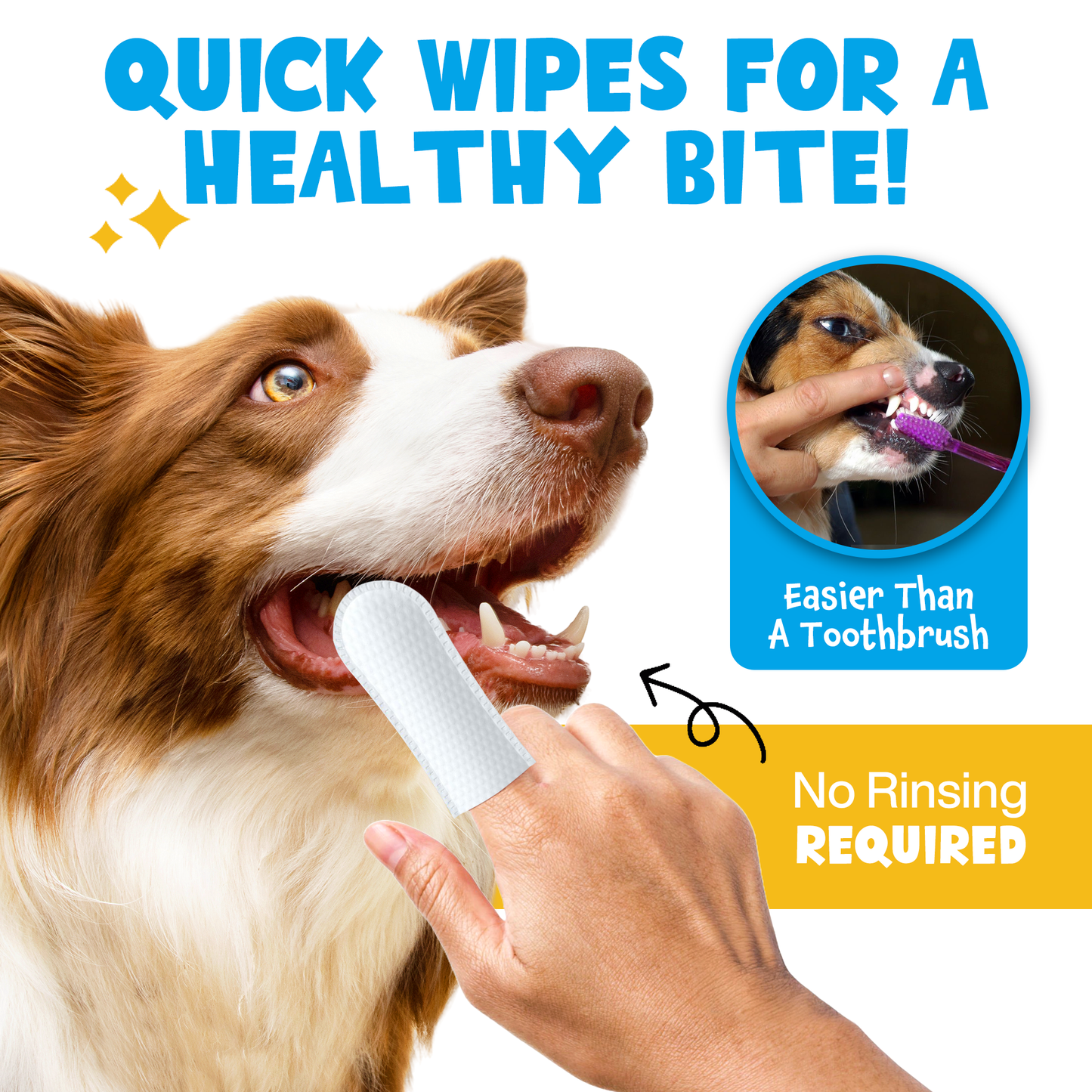Roofus Dental Wipes | Mint | 60ct