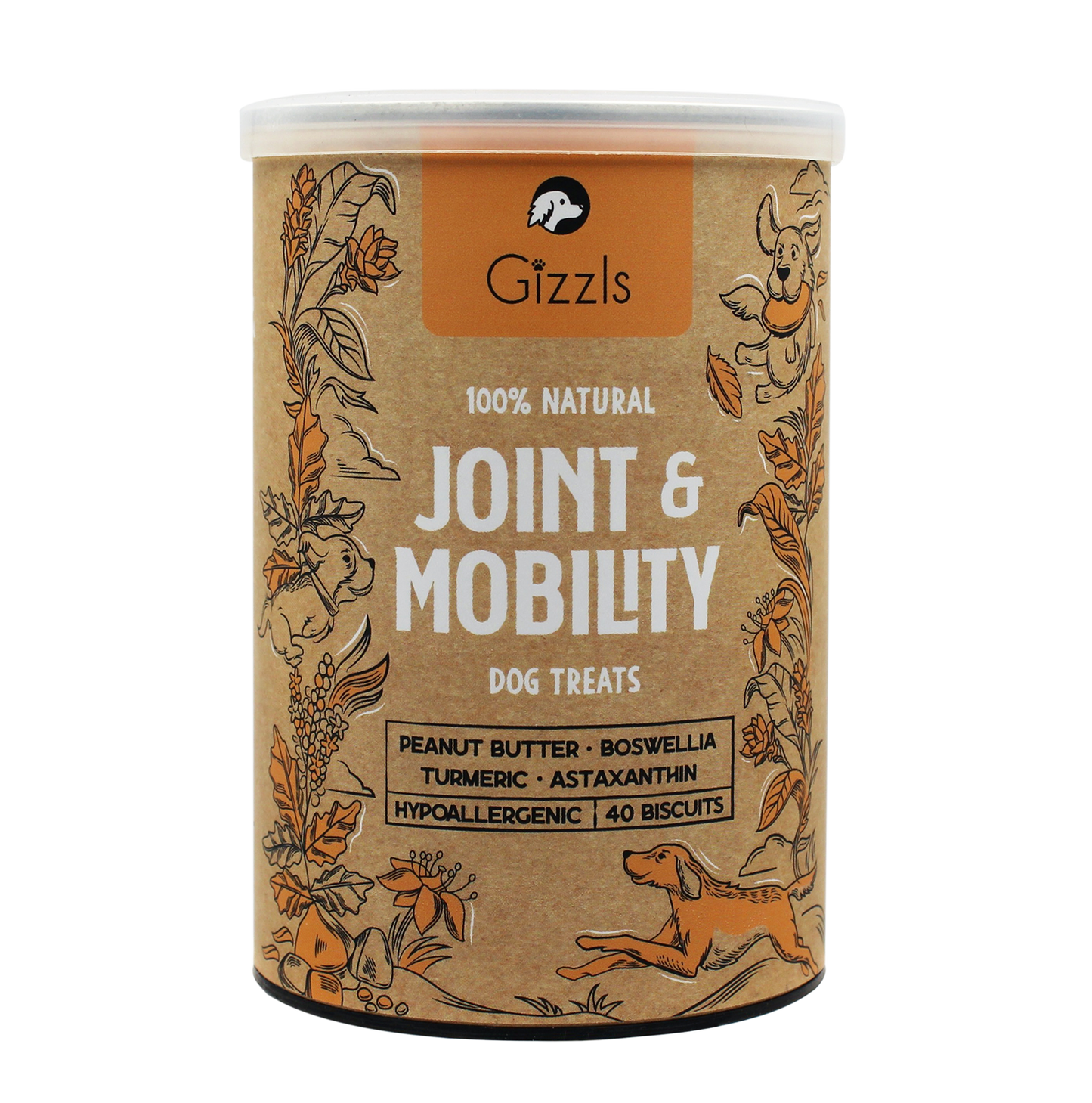 Gizzls 100% Natural Dog Treats for Joint & Mobility
