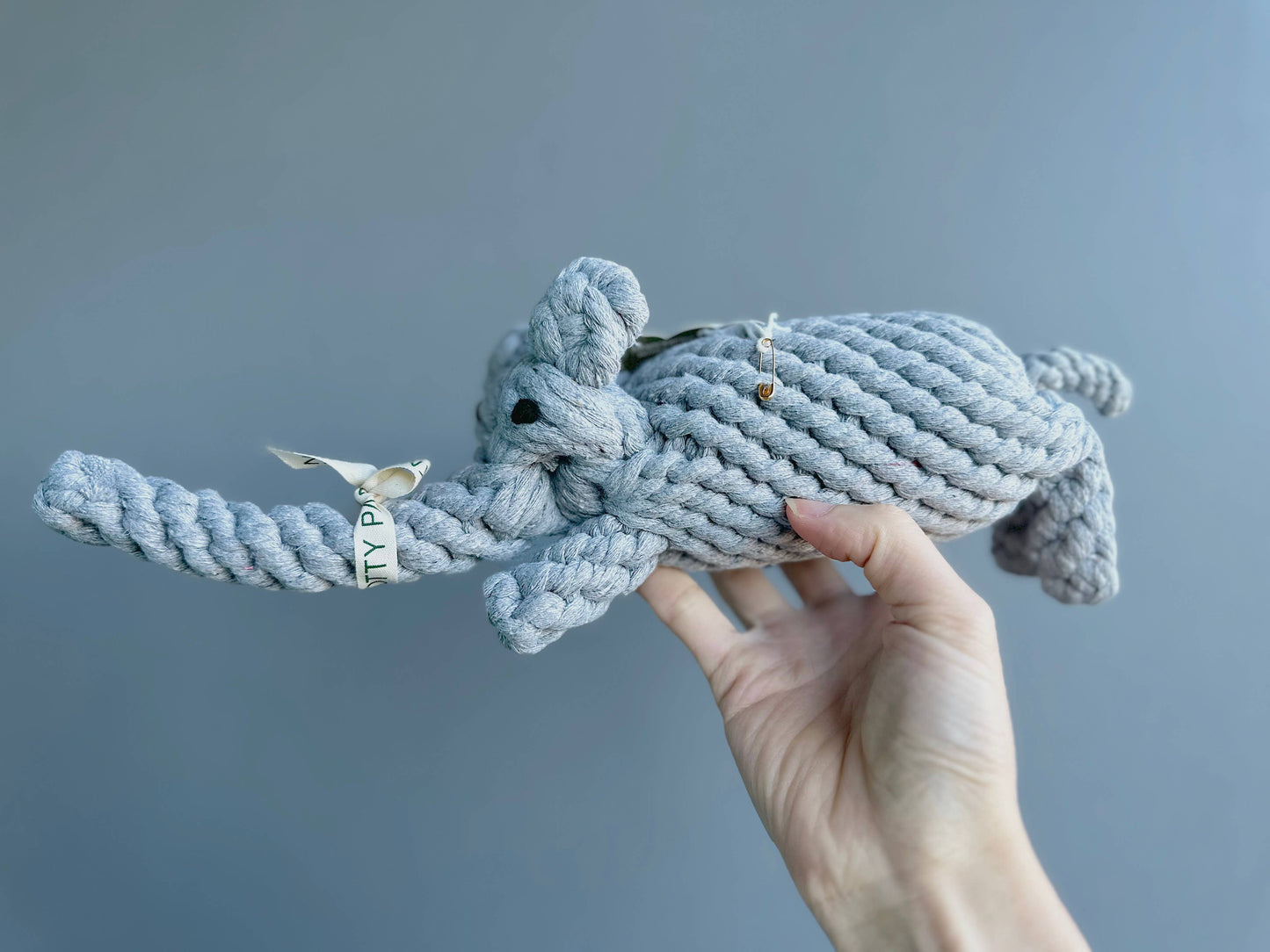 Large Eco-Elephant Rope Toys