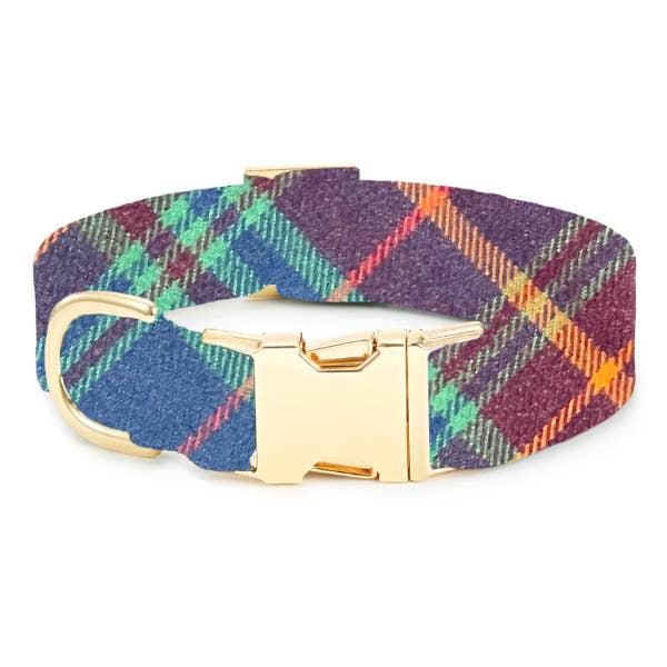 Piper Plaid Flannel Dog Collar