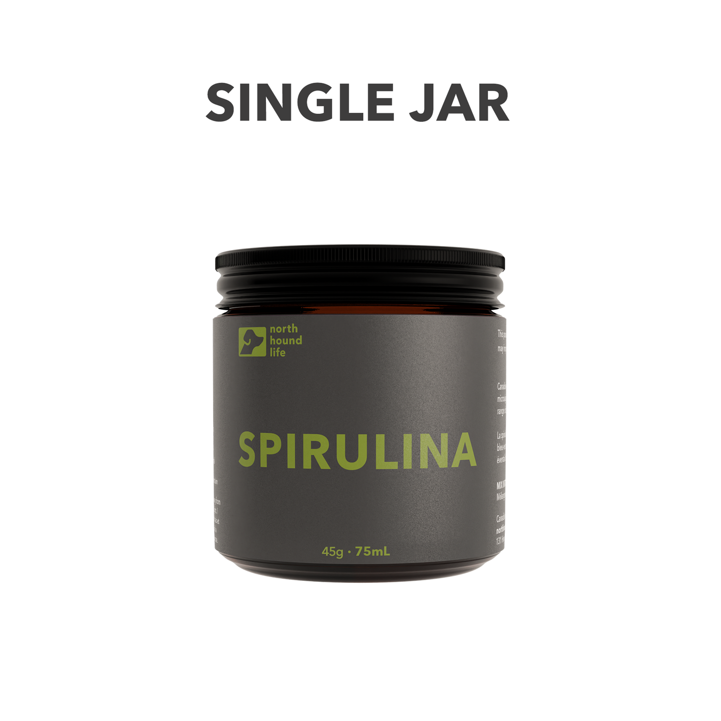Nutrient-Rich Spirulina Superfood: Single Jar