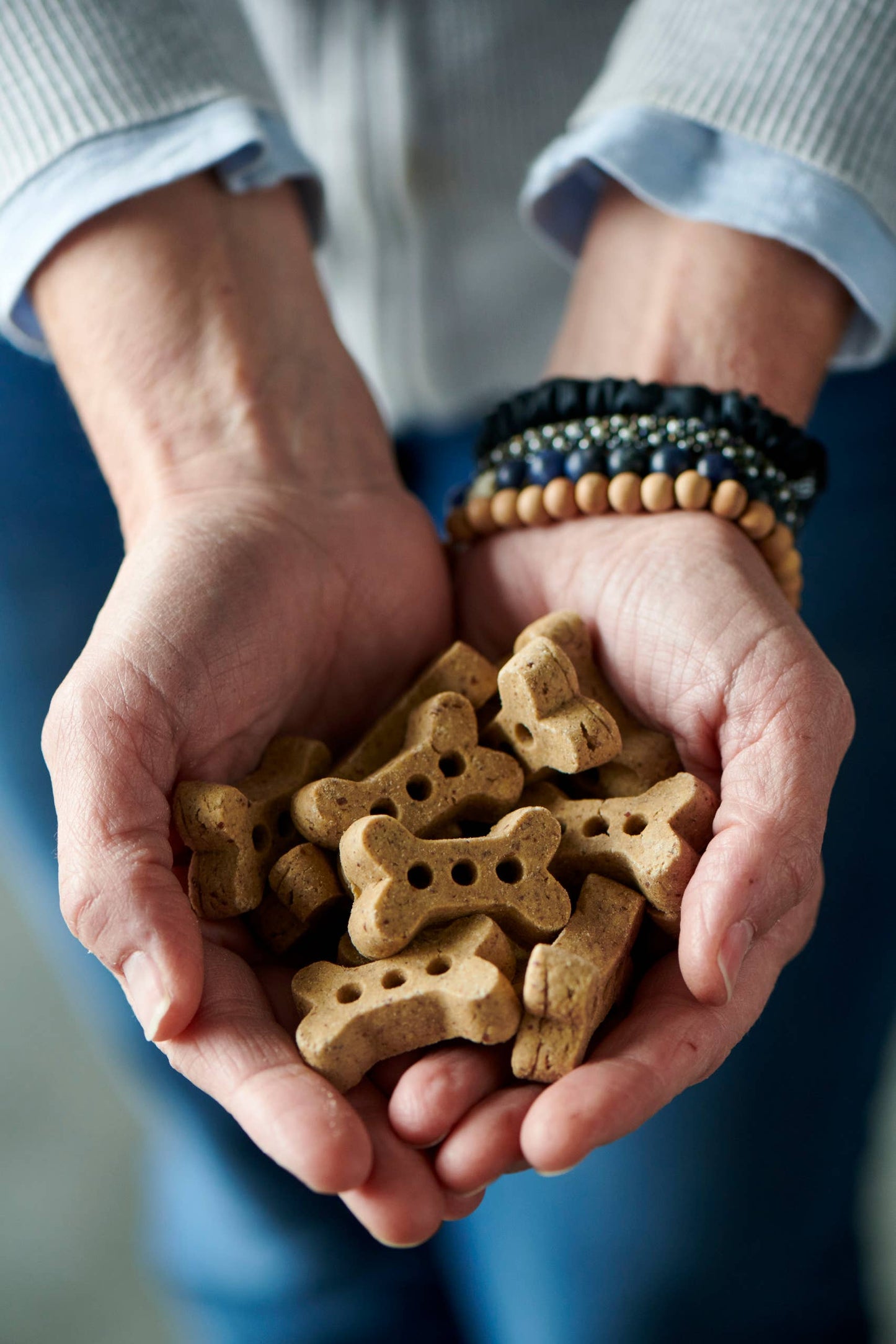 Natural Antler Dog Biscuits, Made with Real Antler 8 oz Bag