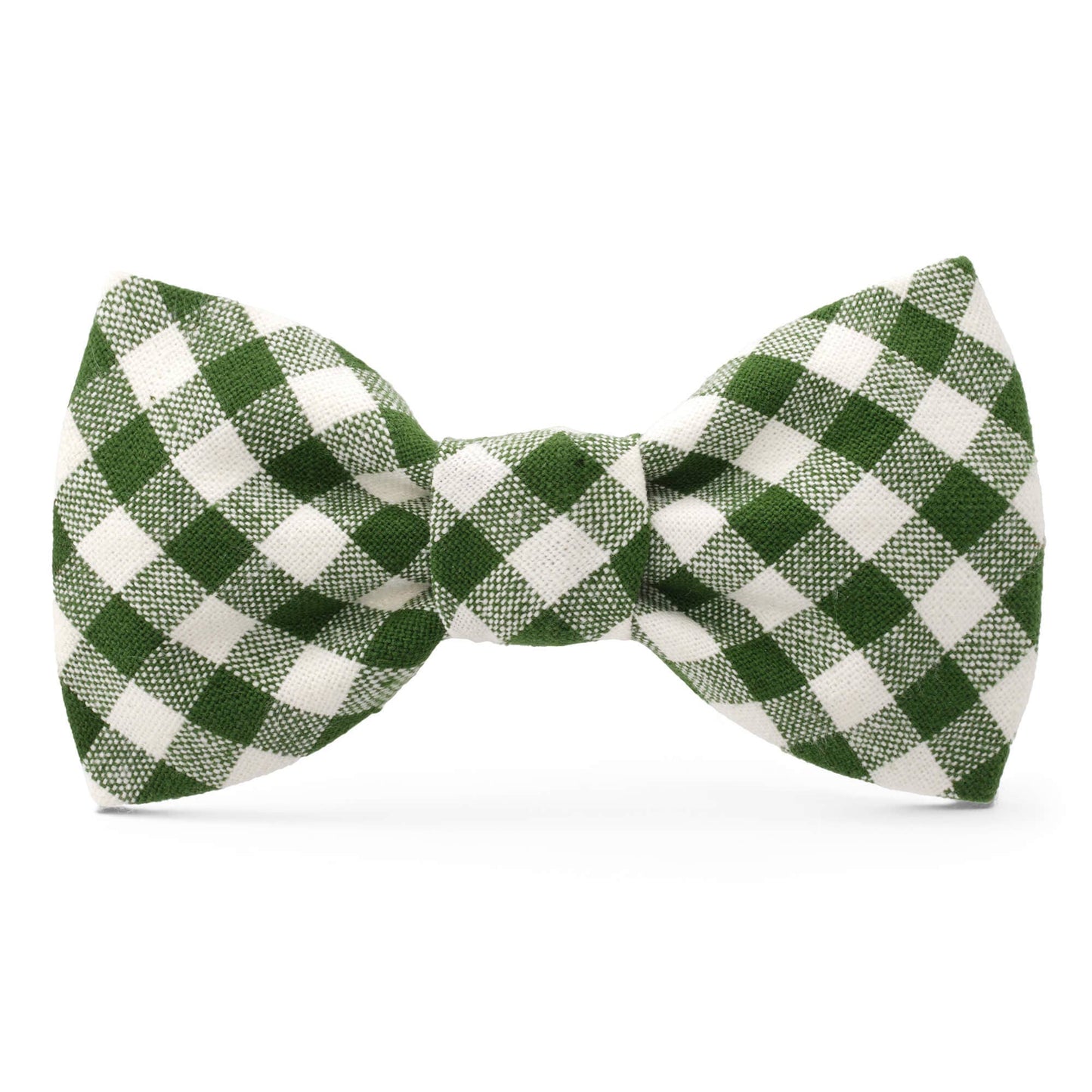 Plaid Hunter Green Bow Tie