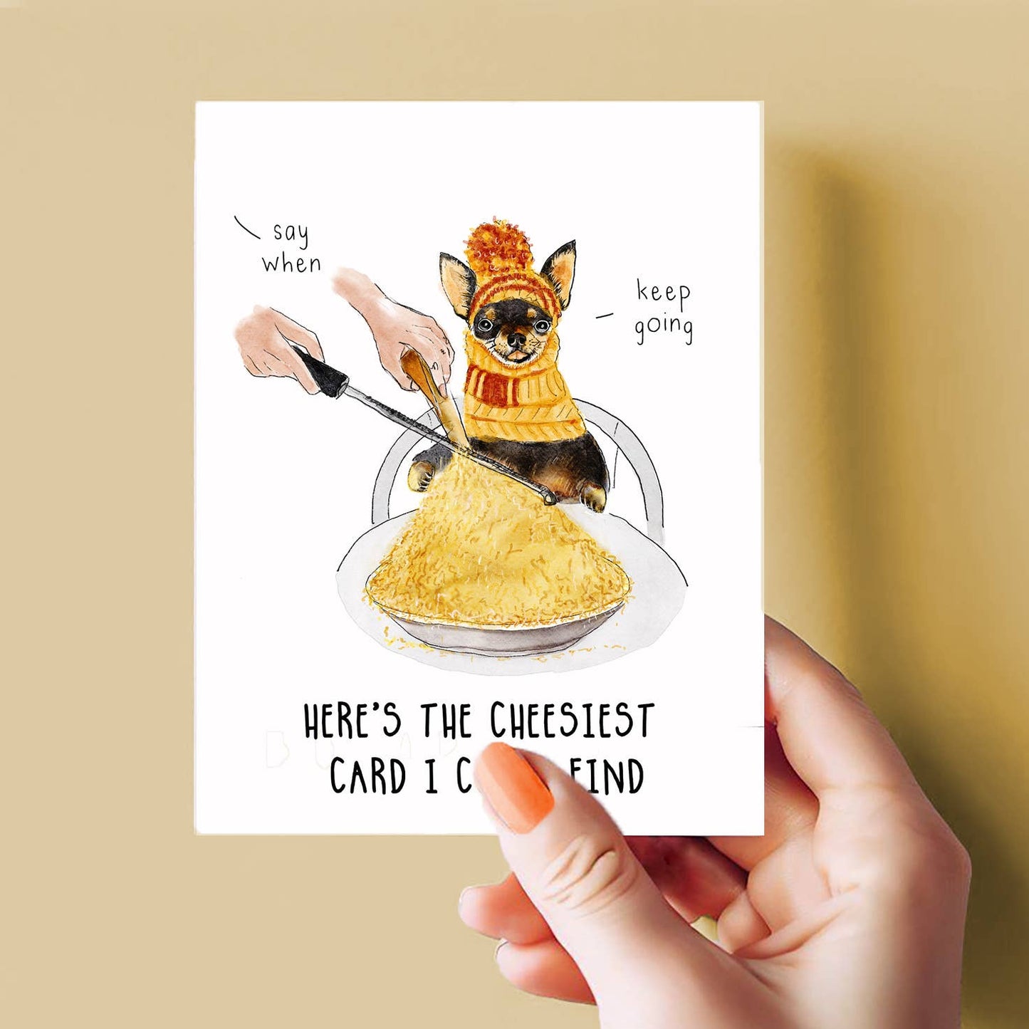 Cheese Dog - Funny Valentines Day Card