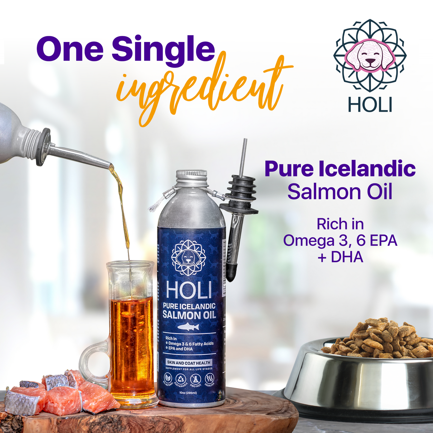 Icelandic Salmon Oil: 16 oz