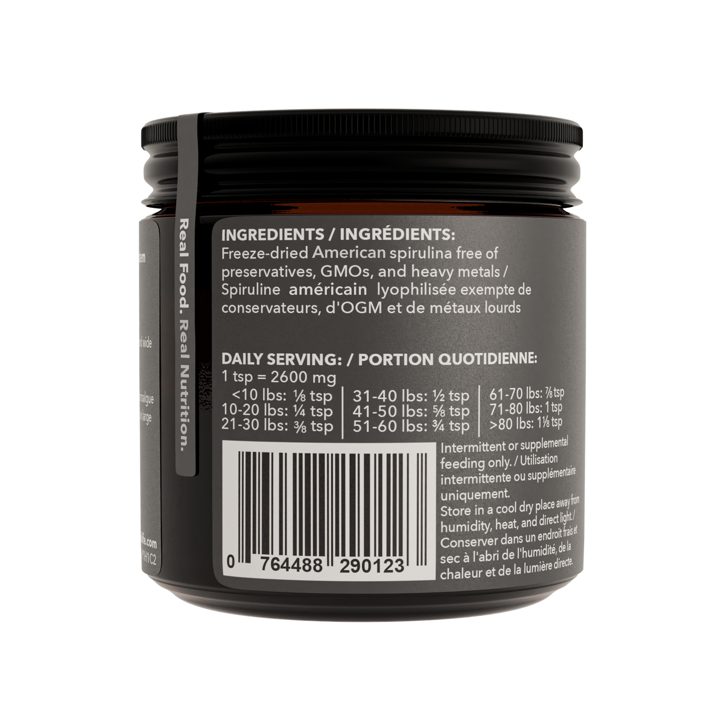 Nutrient-Rich Spirulina Superfood: Single Jar