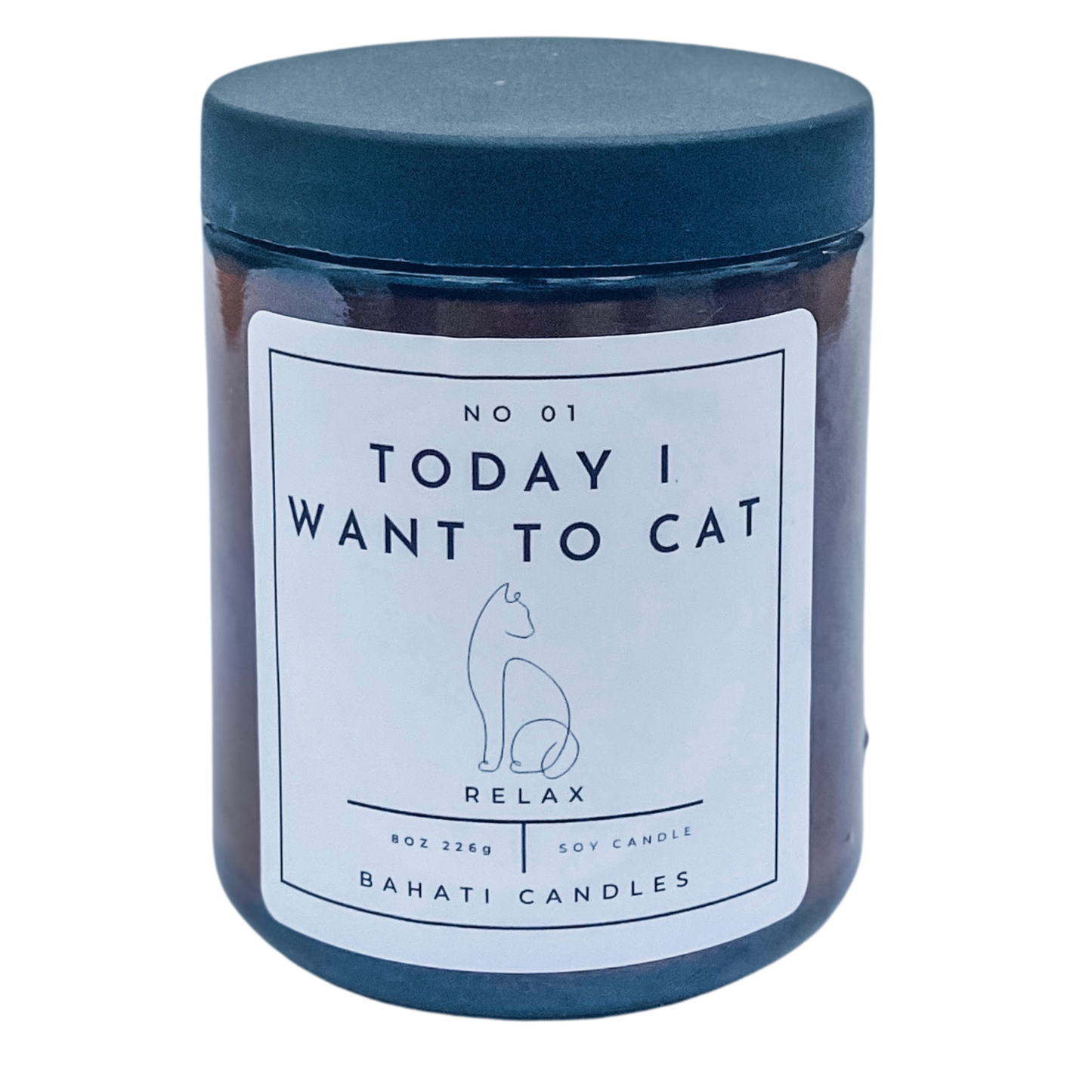 Today I Want to Cat Soy Candle
