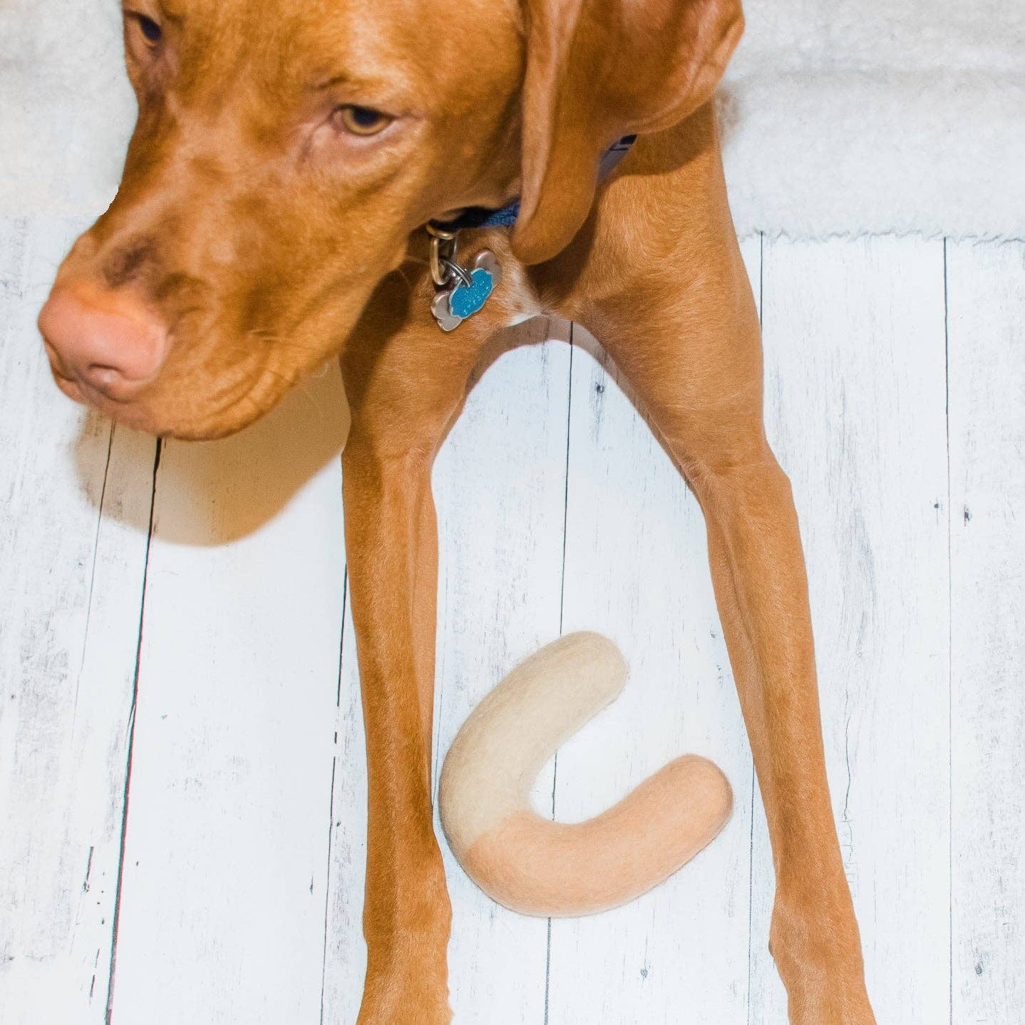 Archie Felt Toy: AQUA-BLUE