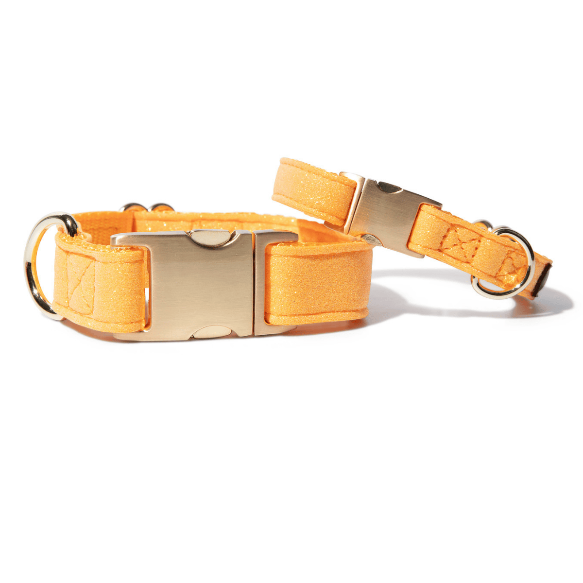 Keaton Yellow Glitter Dog Collar