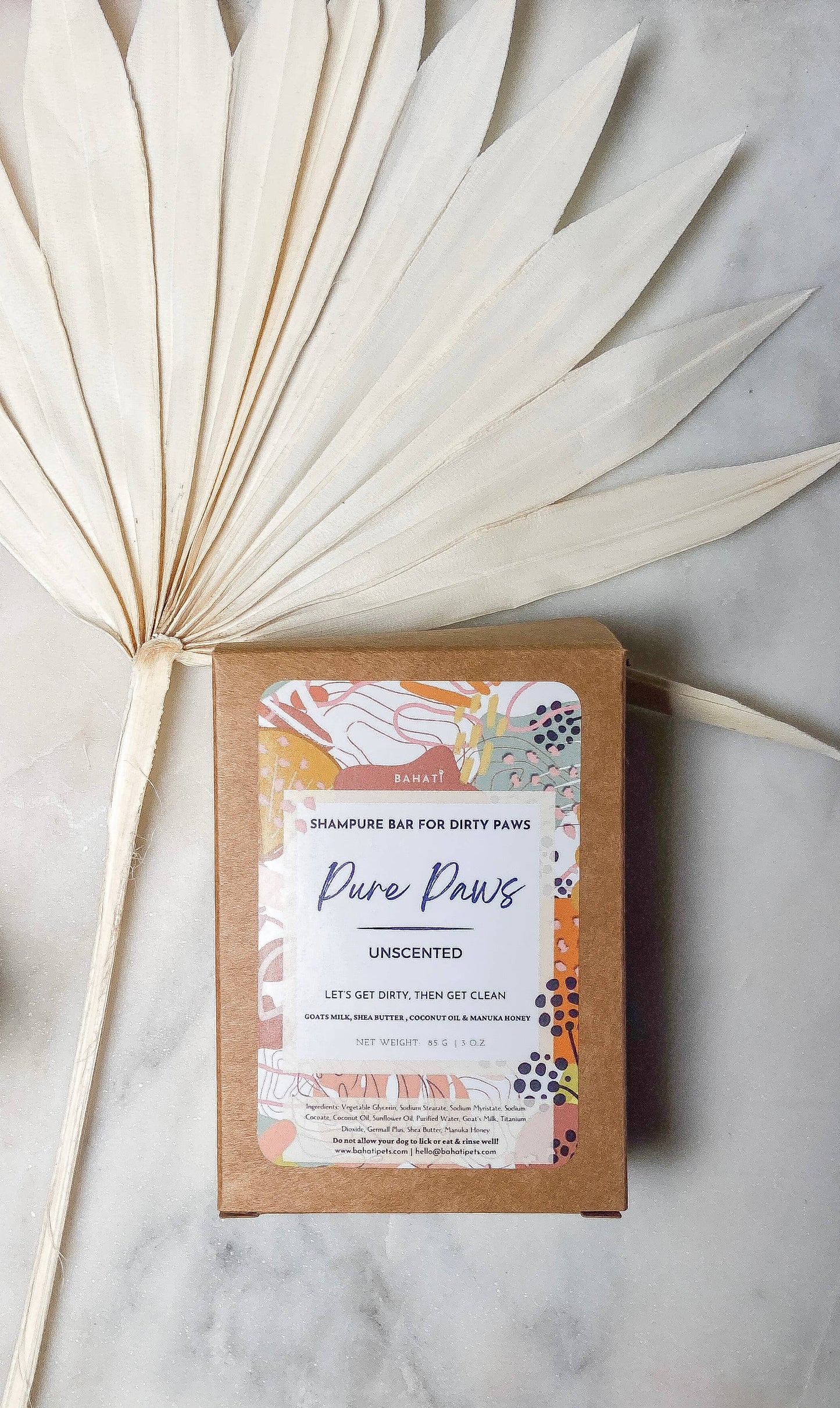 Pure Paws Shea Butter, Honey, & Goats Milk Bar Soap For Dogs