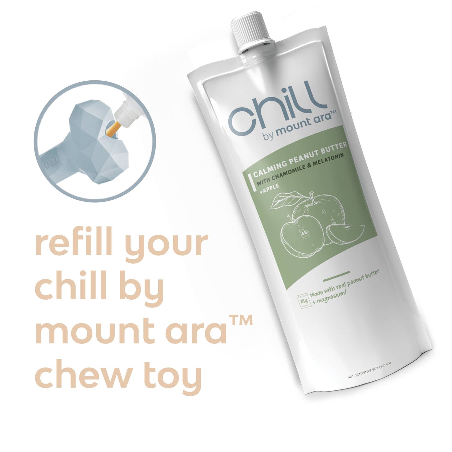 Calming Peanut Butter & Apple from Chill by Mount Ara