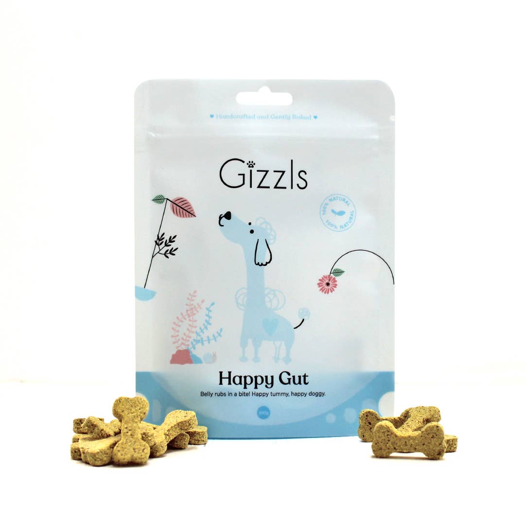 Gizzls Happy Gut Dog Treats (for small dogs)