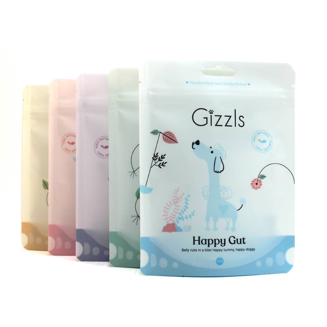 Gizzls Happy Gut Dog Treats (for small dogs)