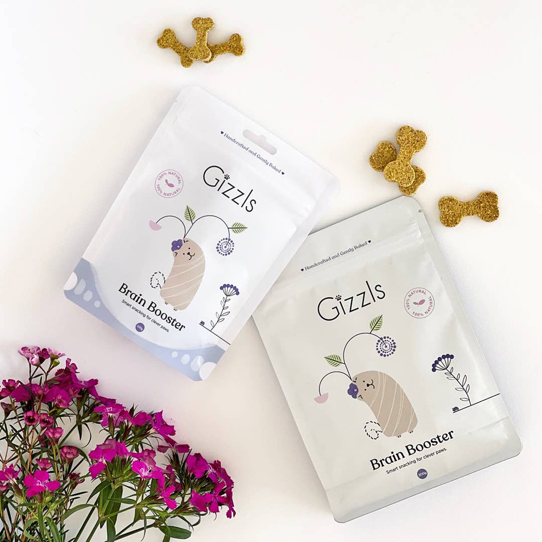 Gizzls Brain Booster Dog Treats (200g)
