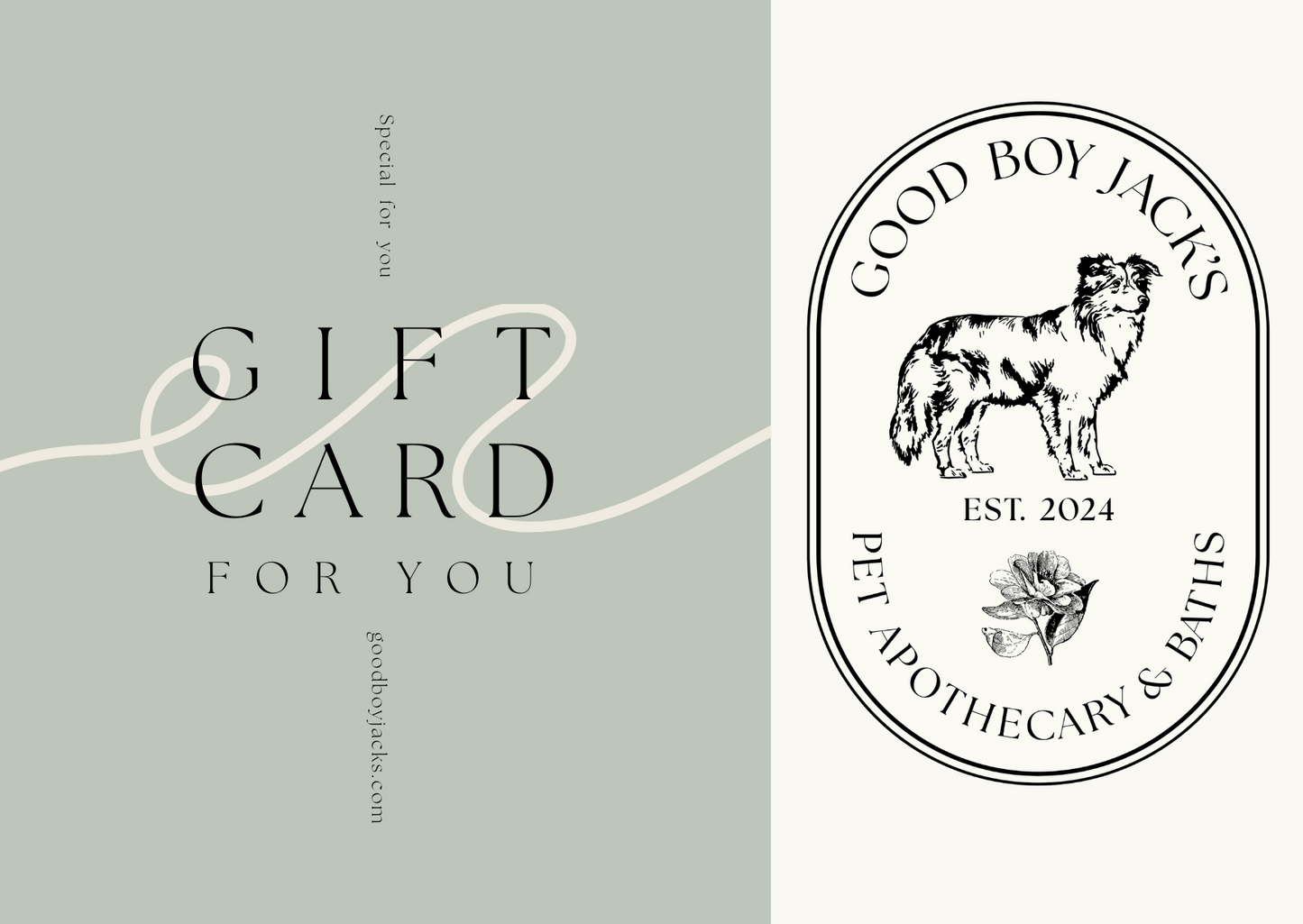 Good Boy Jacks Gift Card