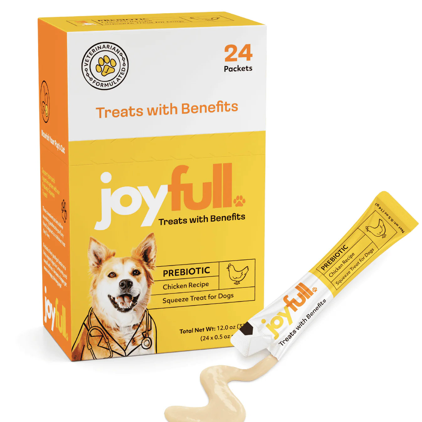 Prebiotic Chicken Squeeze Treats for Dogs Individuals