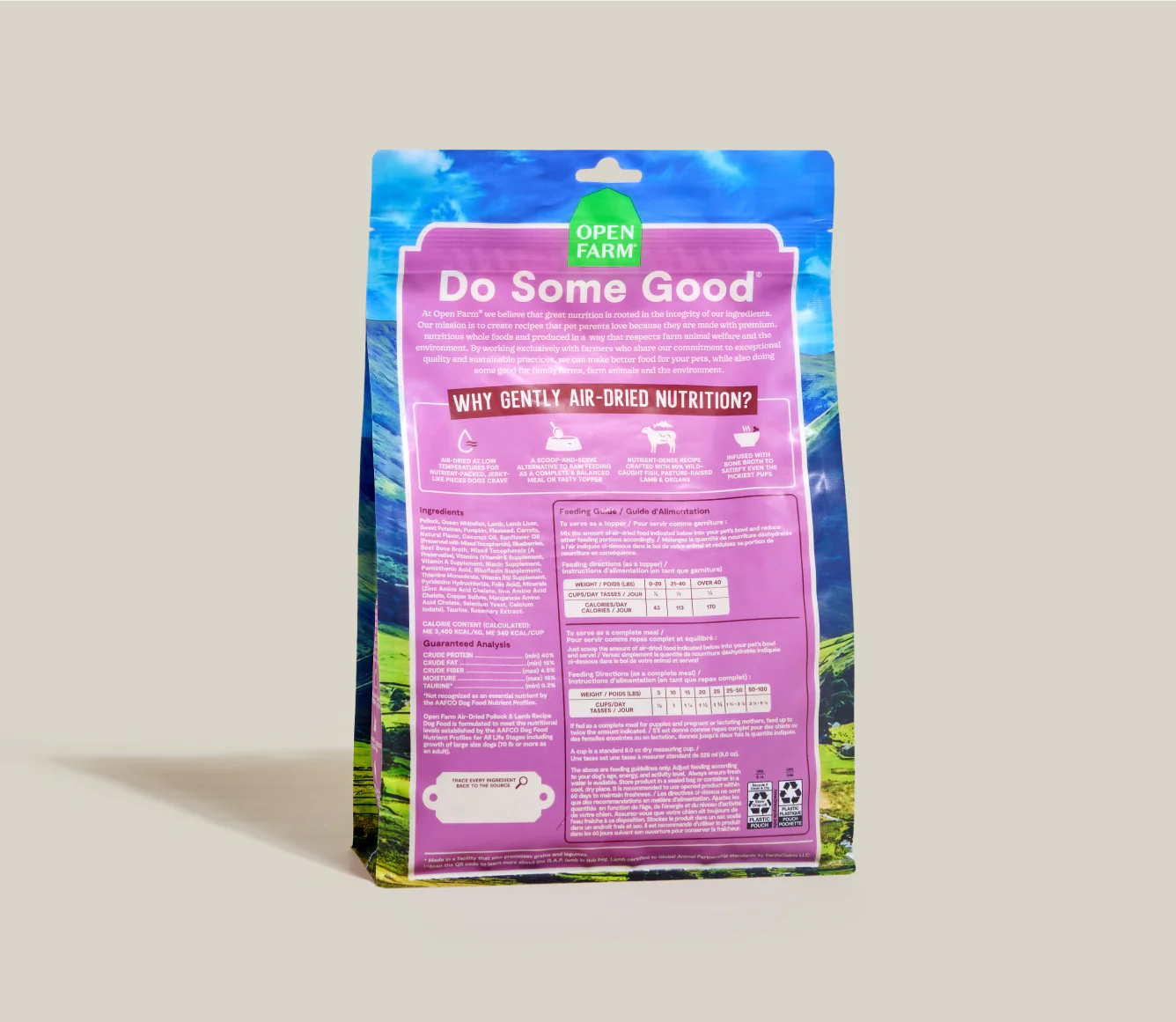 Open Farm Air Dried Pollock & Lamb Dog Food