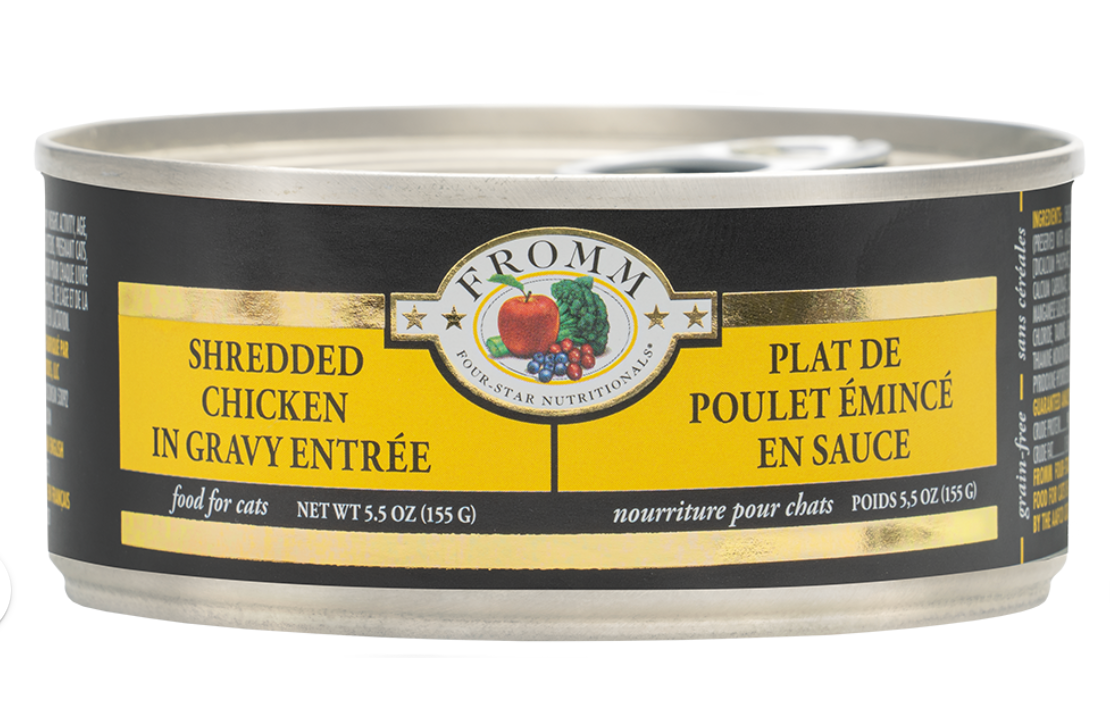 Fromm Shredded Chicken in Gravy Entree Cat Food