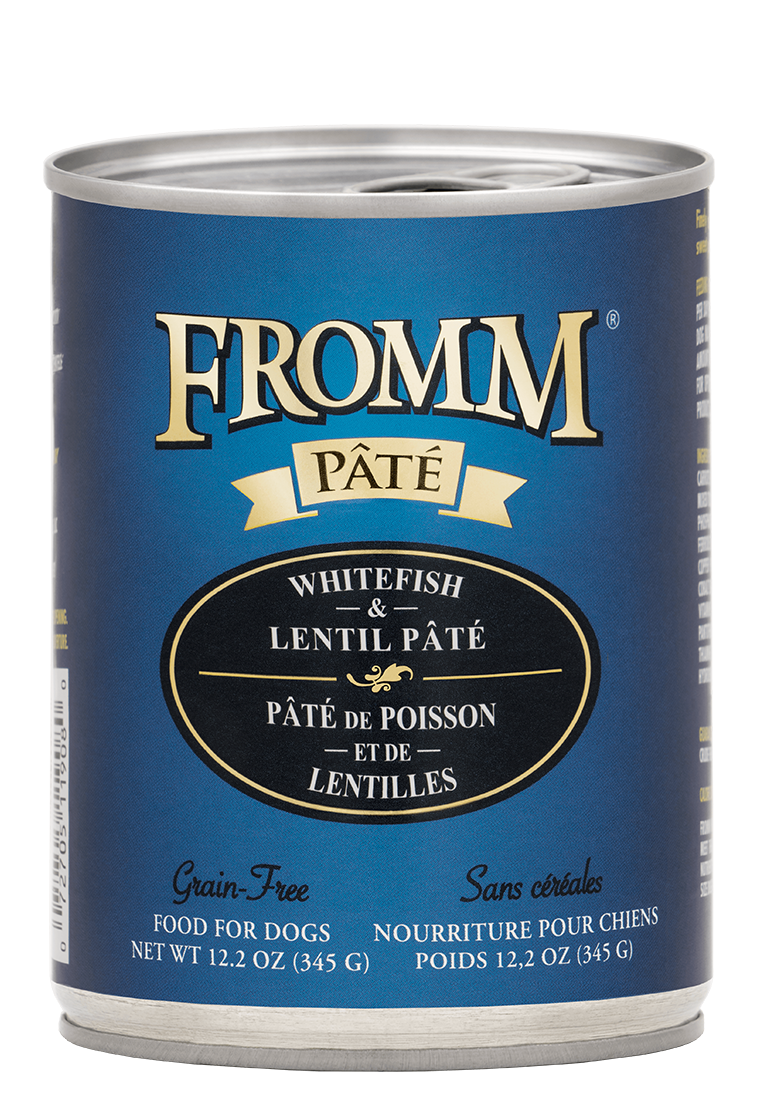 Fromm Whitefish & Lentil Pâté Dog Food - 12.2oz can