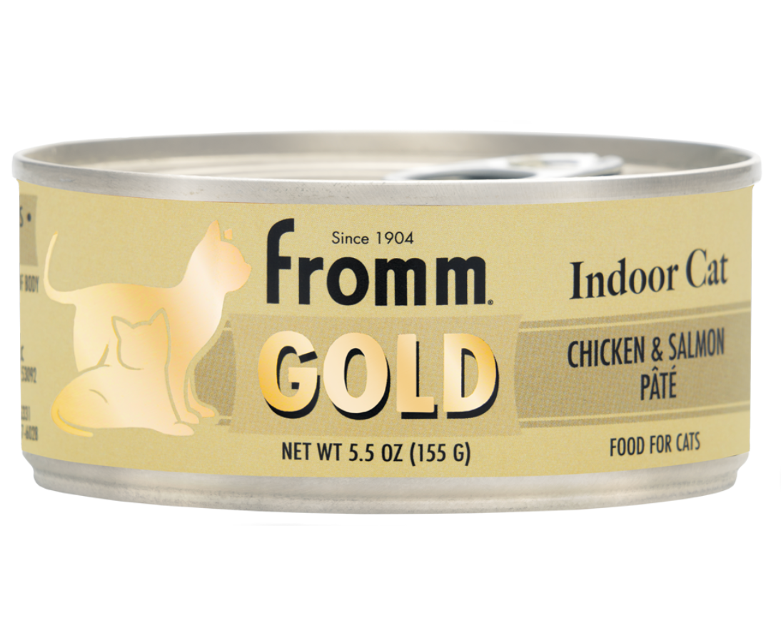 Fromm Gold Chicken & Salmon Pâté Indoor Cat Food - 5.5oz can