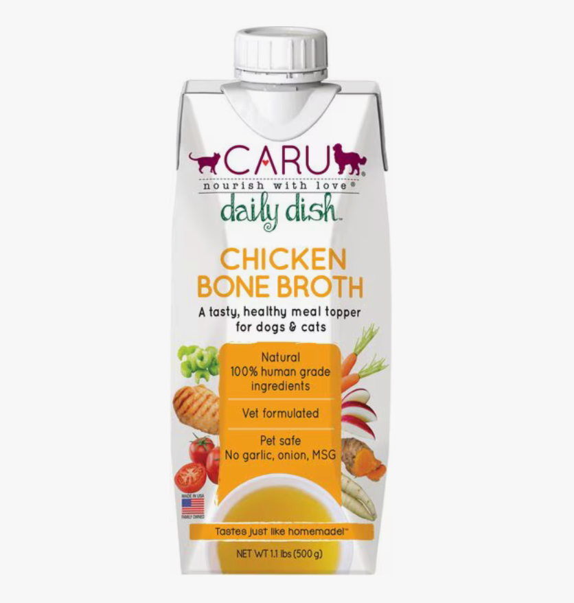 Caru Daily Dish Chicken Broth for Dogs & Cats