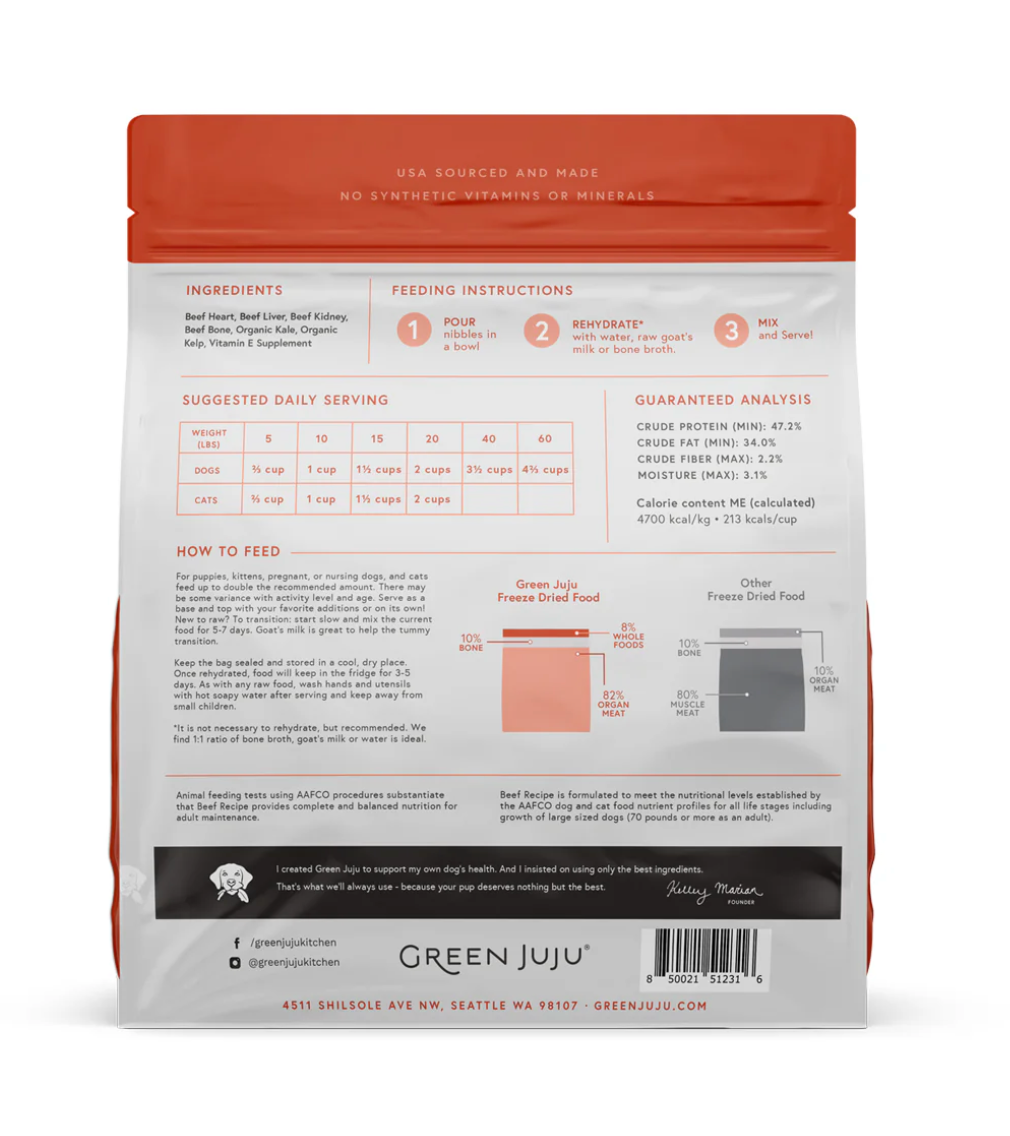Freeze Dried Beef Recipe 14oz