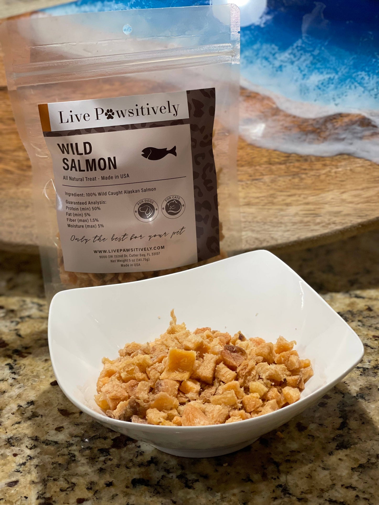 Wild Salmon , Dried treat for Dogs