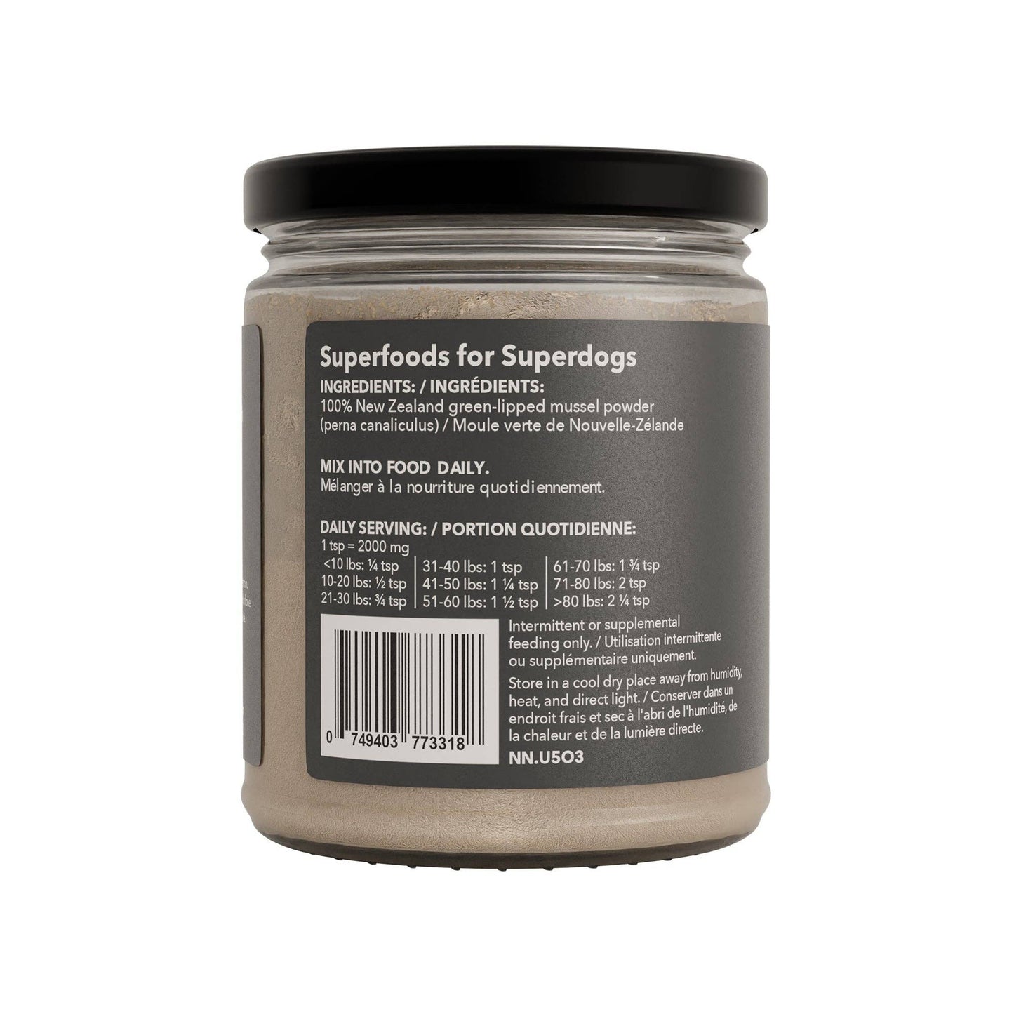 New Zealand Green Lipped Mussels Supplement: Single Jar