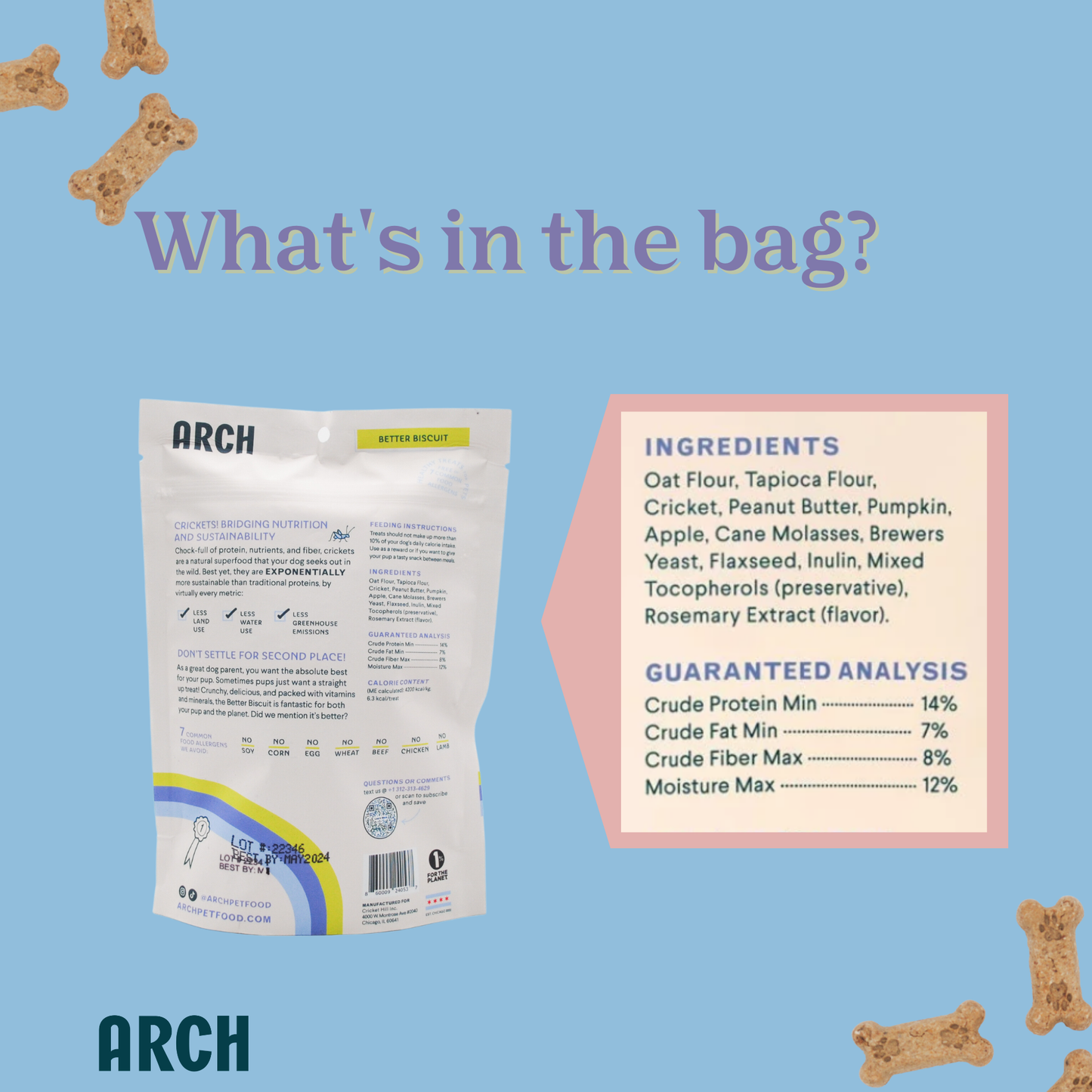 Better Biscuit Hypoallergenic Eco-Friendly Crunchy Dog Treat