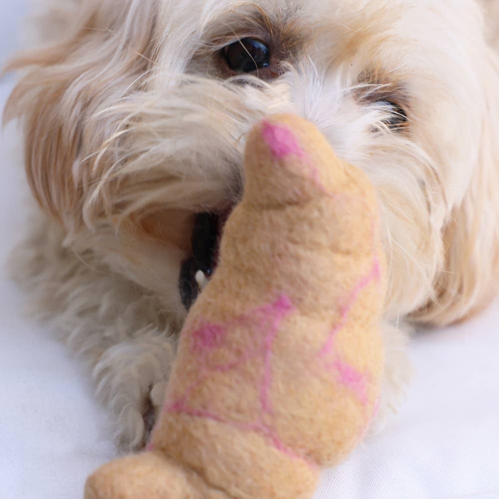 Wool Croissant Toy