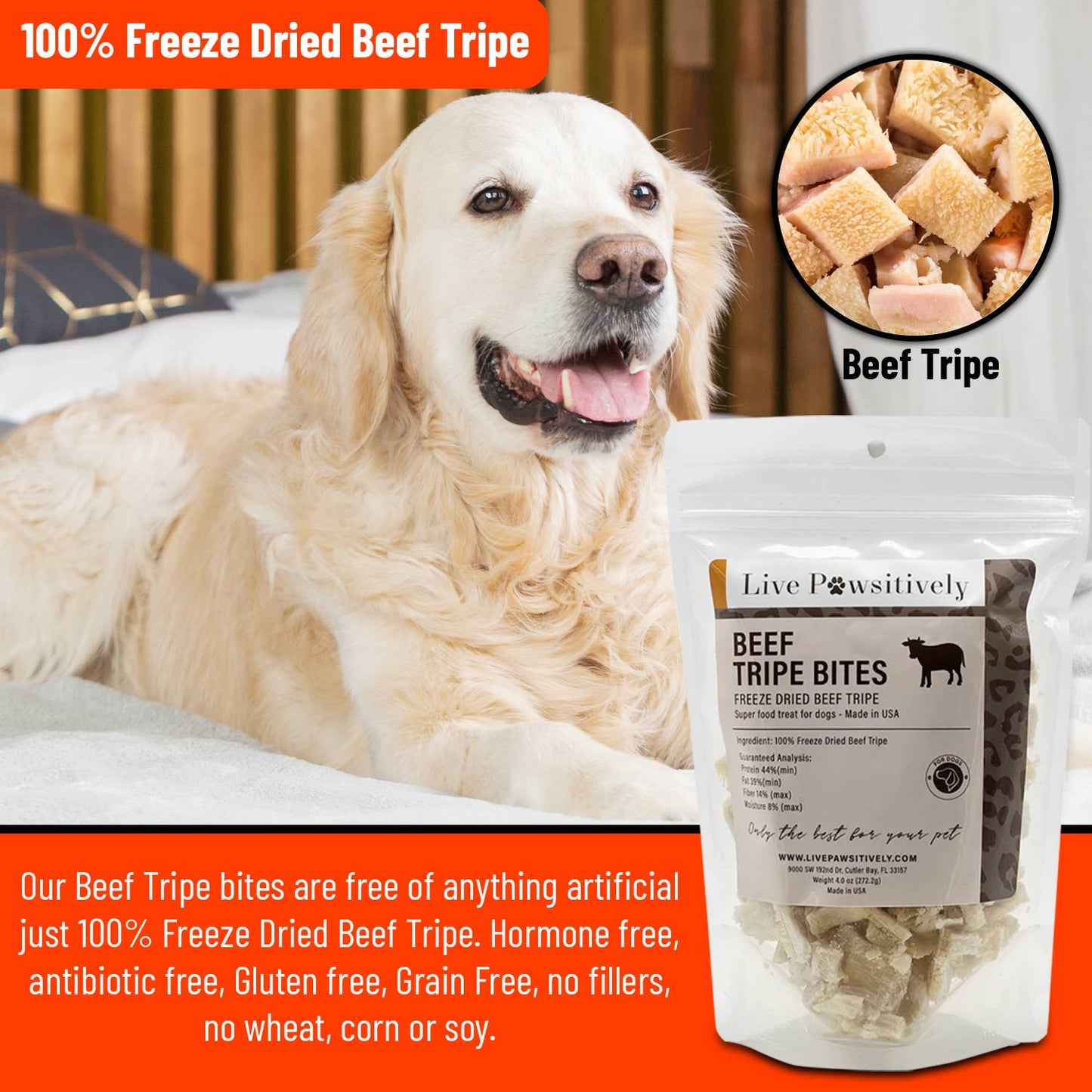 Beef Tripe Bites