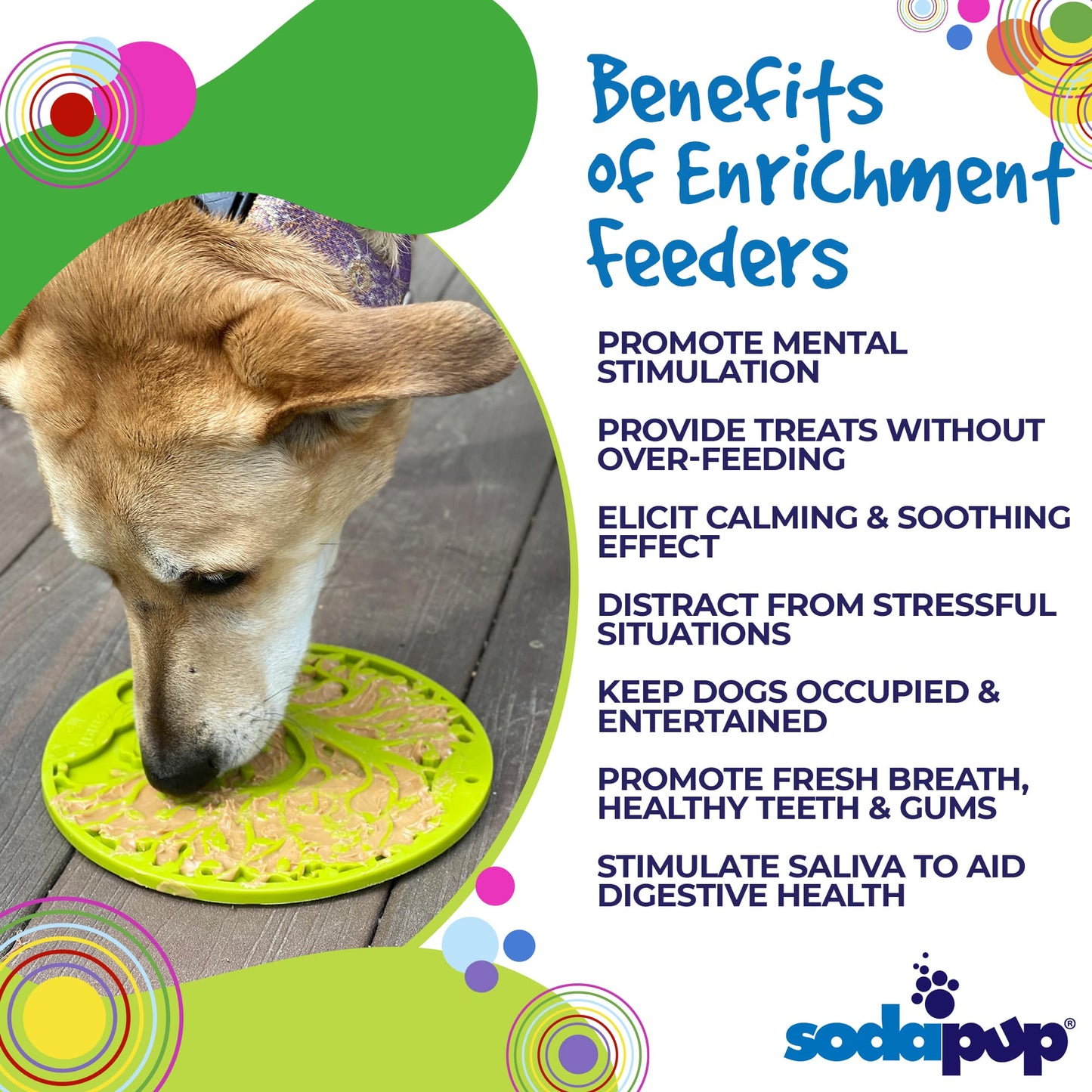 Tree of Life Enrichment Lick Mat With Suction Cups