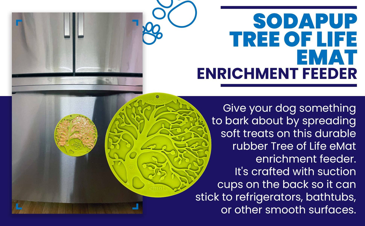 Tree of Life Enrichment Lick Mat With Suction Cups