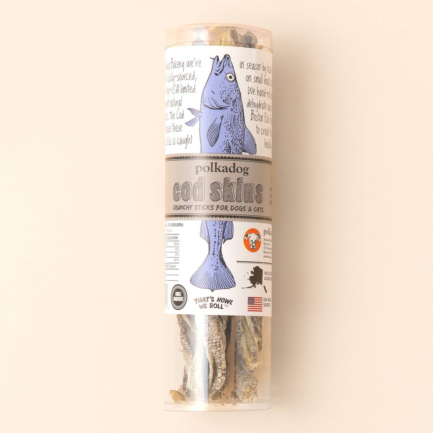 Cod Skins - 2.5oz Tube - Dog & Cat Treats