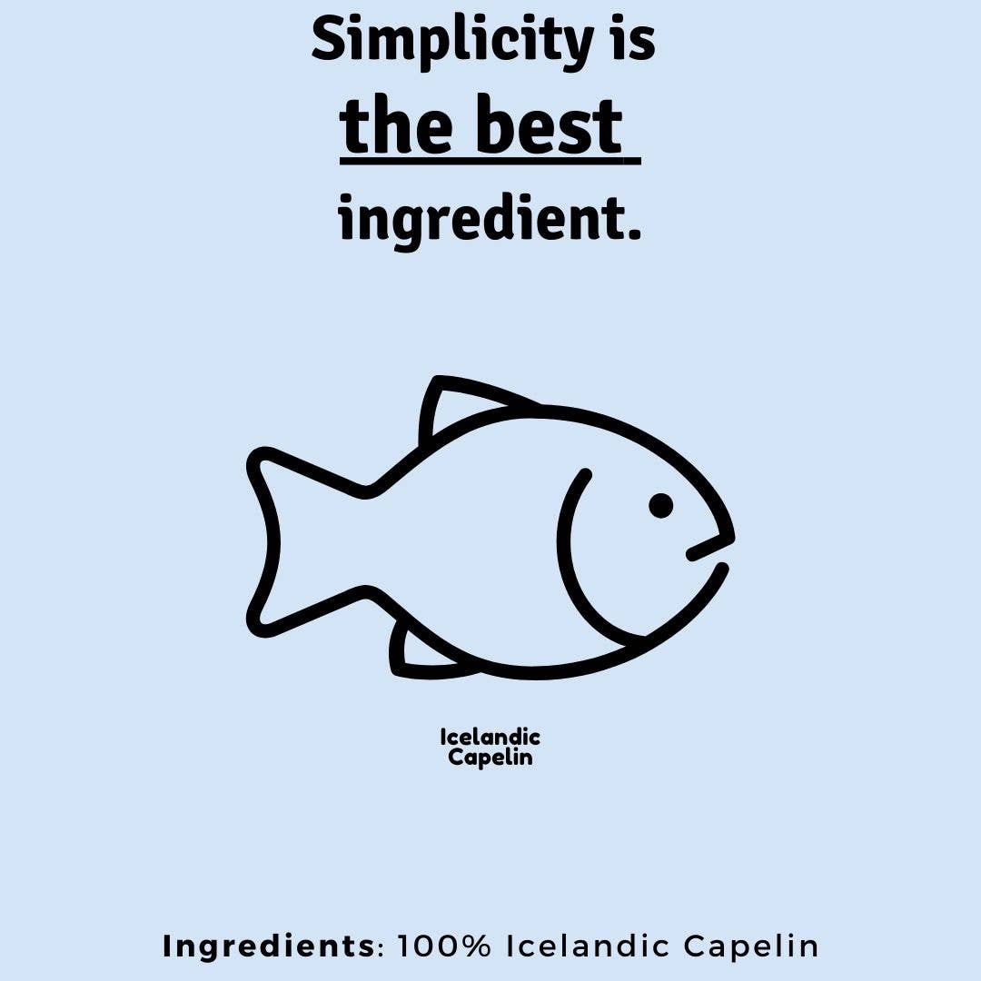 Crunchy Capelin Dog + Cat Treats