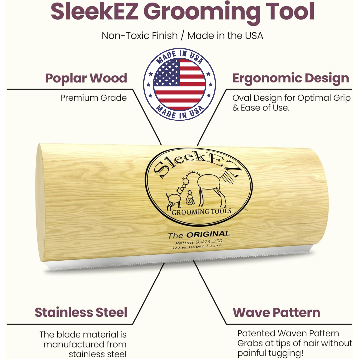 SleekEZ Large 5" Brush