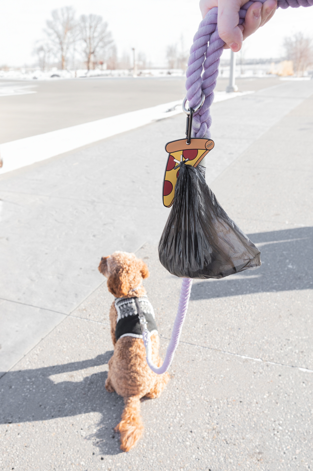 Pizza Poopy Loop® Dog Waste Bag Holder