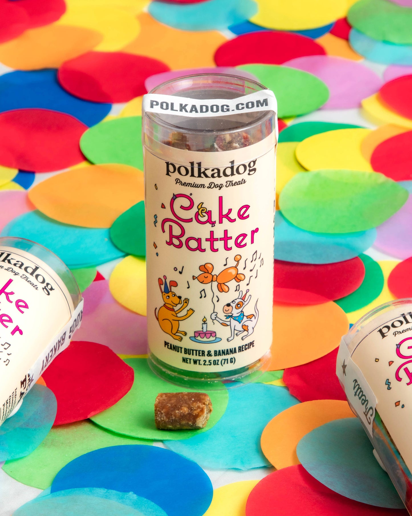 Cake Batter, Peanut Butter & Banana - 2.5oz Dog Treats