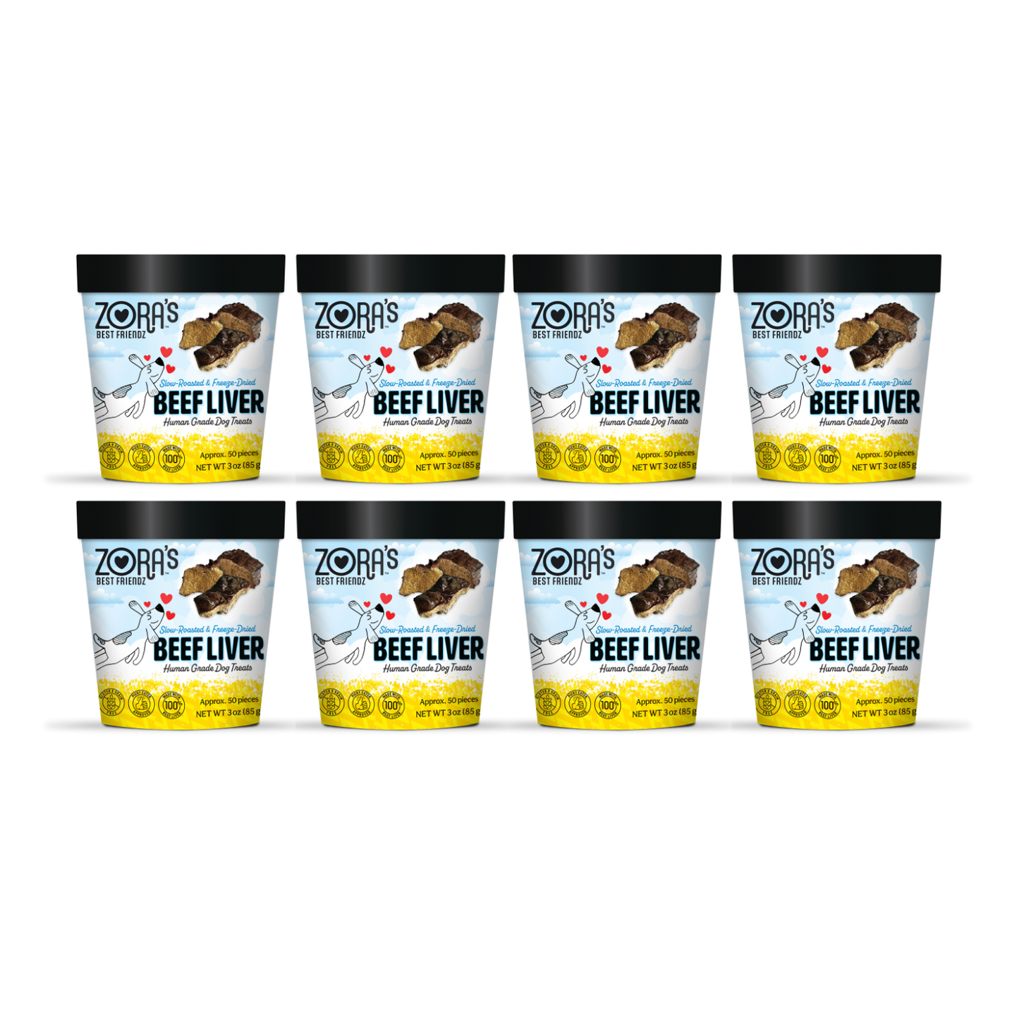 Zora's Best Friendz Beef Liver Dog Treats
