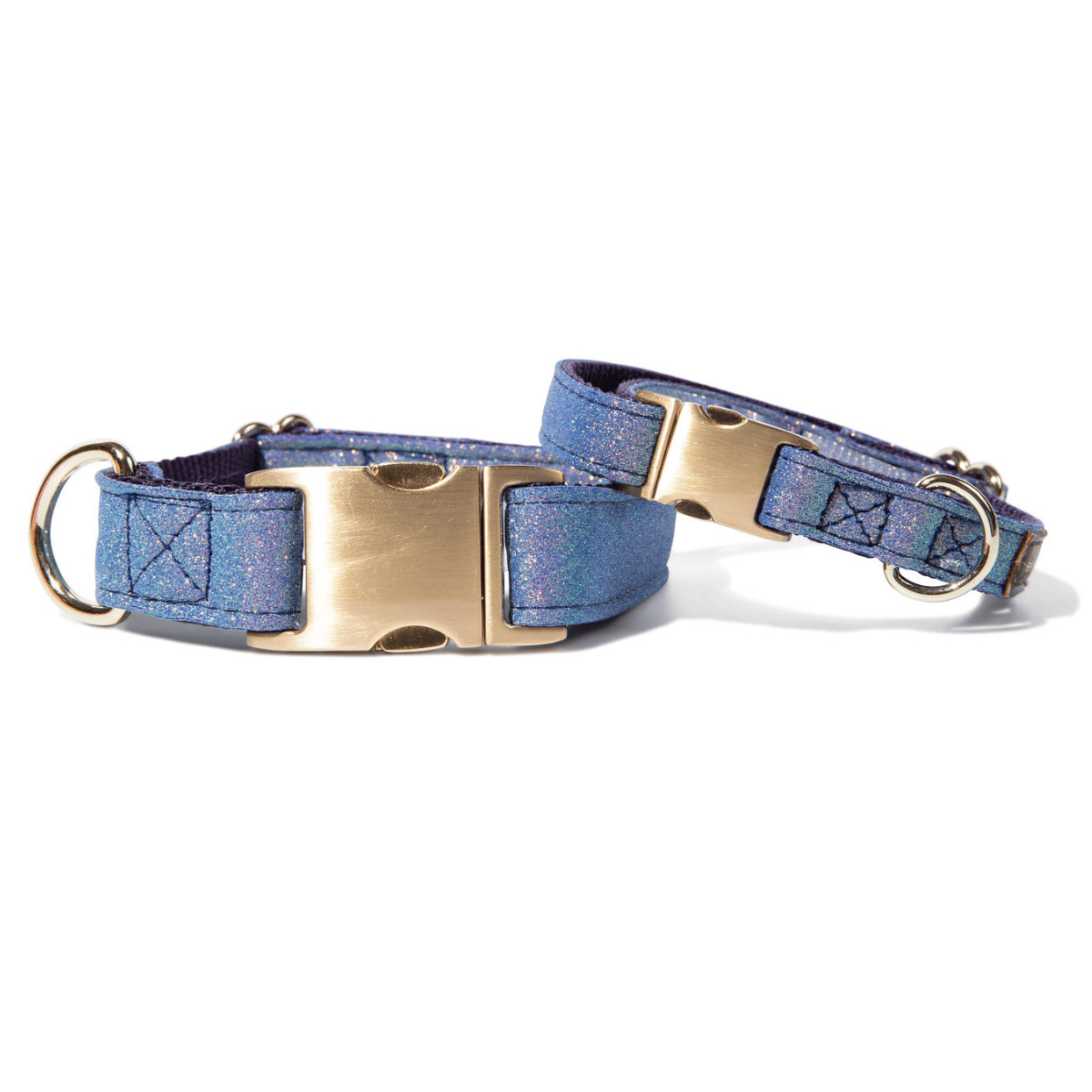 Jolie Purple Glitter Dog Collar