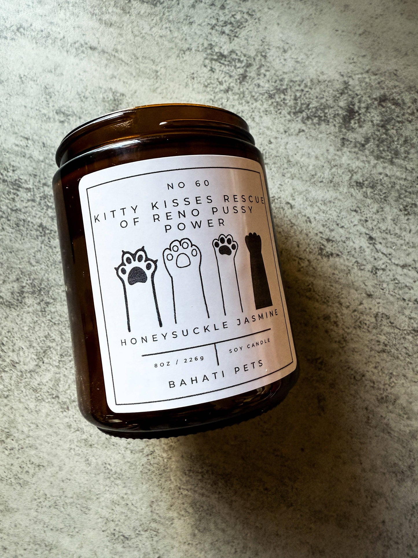 Kitty Kisses Recue Of Reno Pussy Power Soy Candle